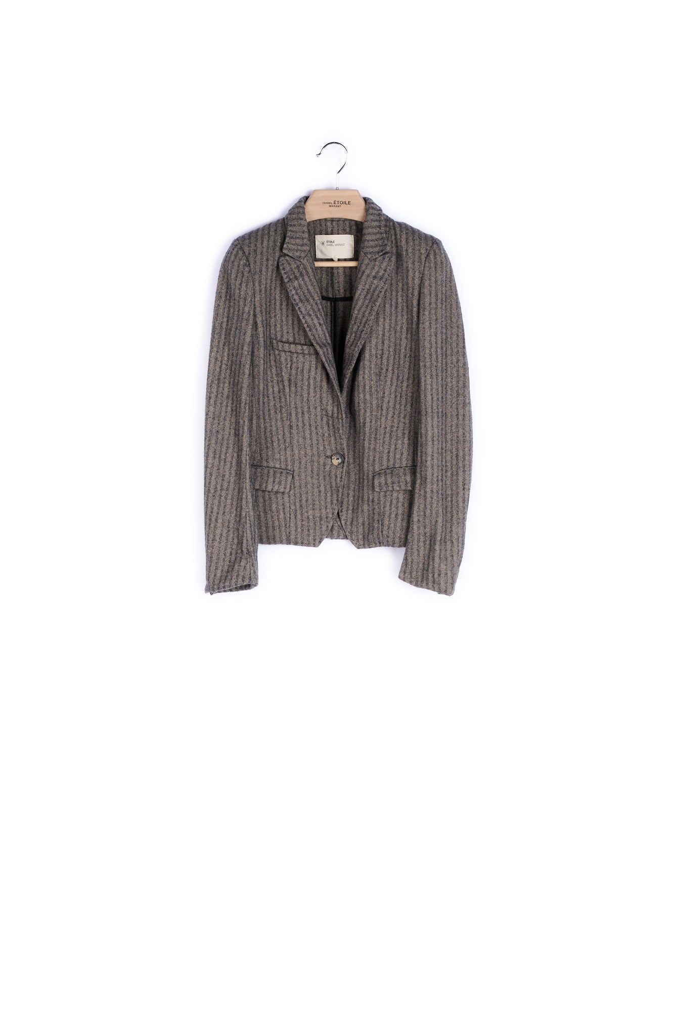 Veste manches longues Laine Vierge - 34 Faume - seconde main