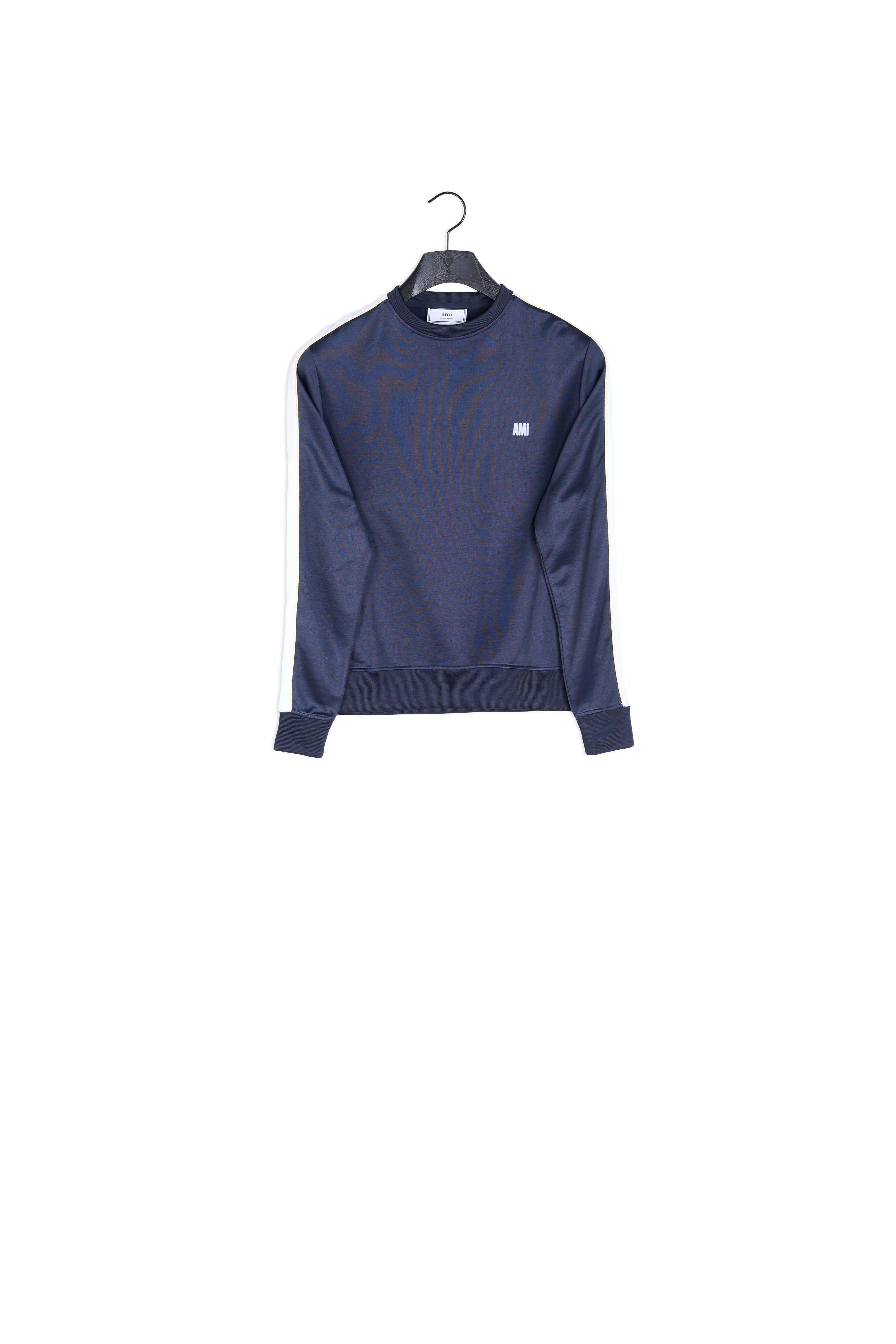 Sweatshirt Col Rond Bicolore Faume - seconde main