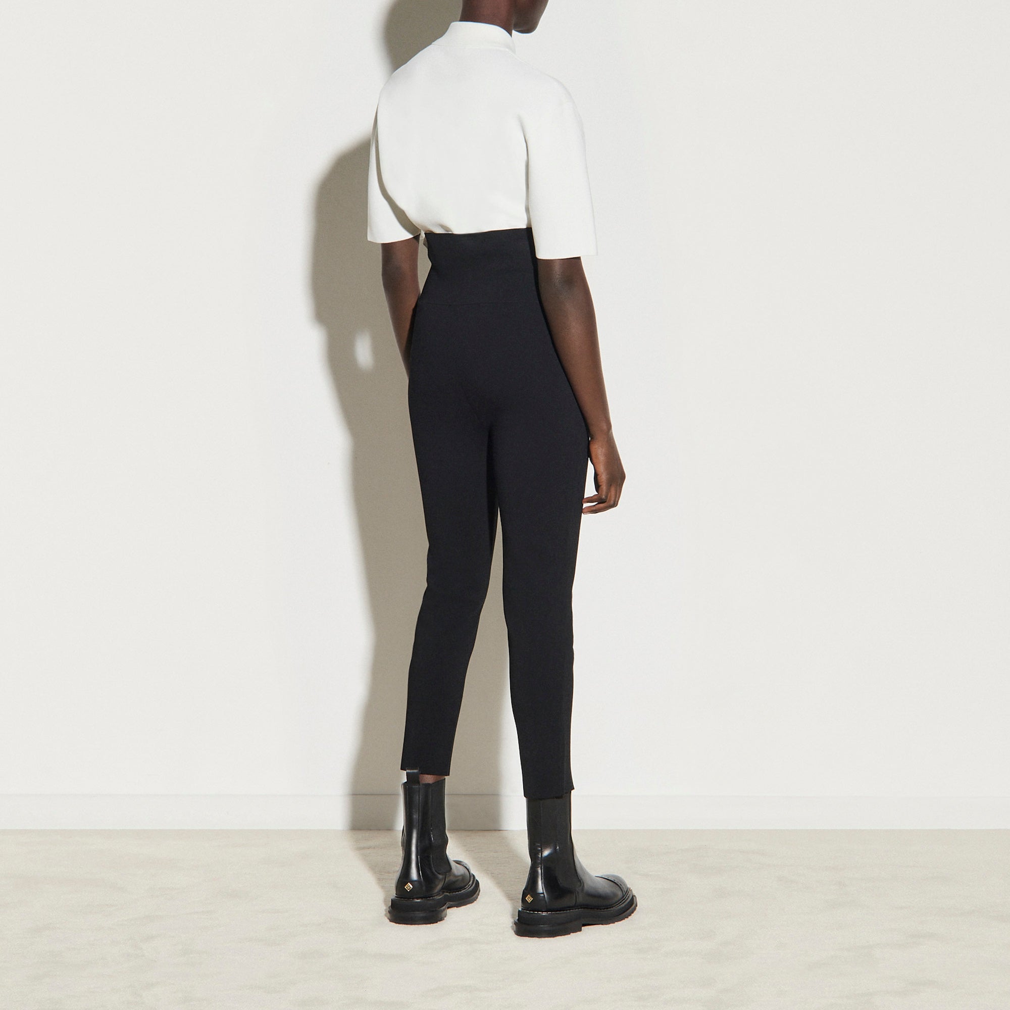 Legging en maille avec petites fentes Faume - seconde main
