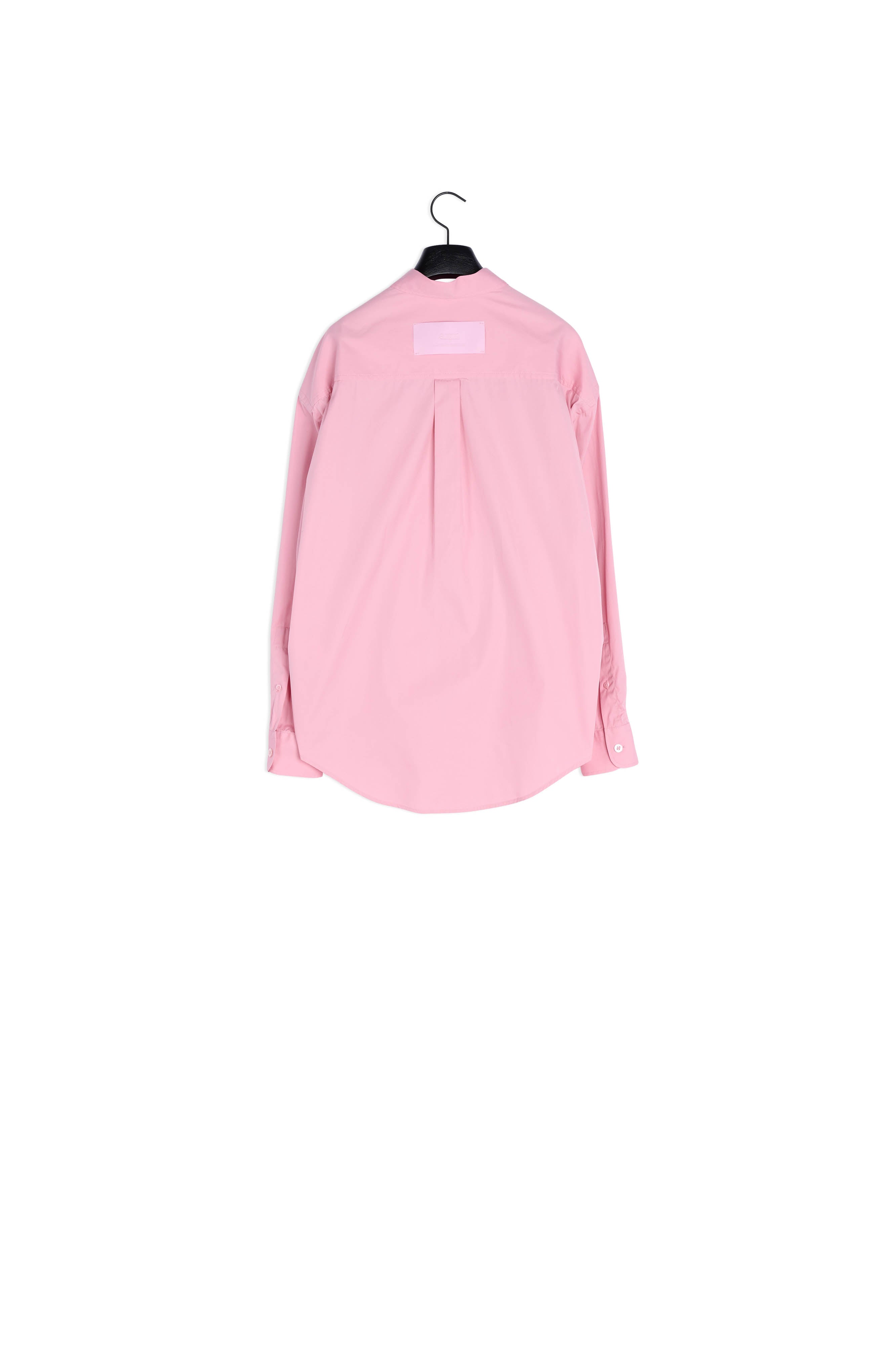 Chemise Avec Étiquette Ami En Satin Faume - seconde main
