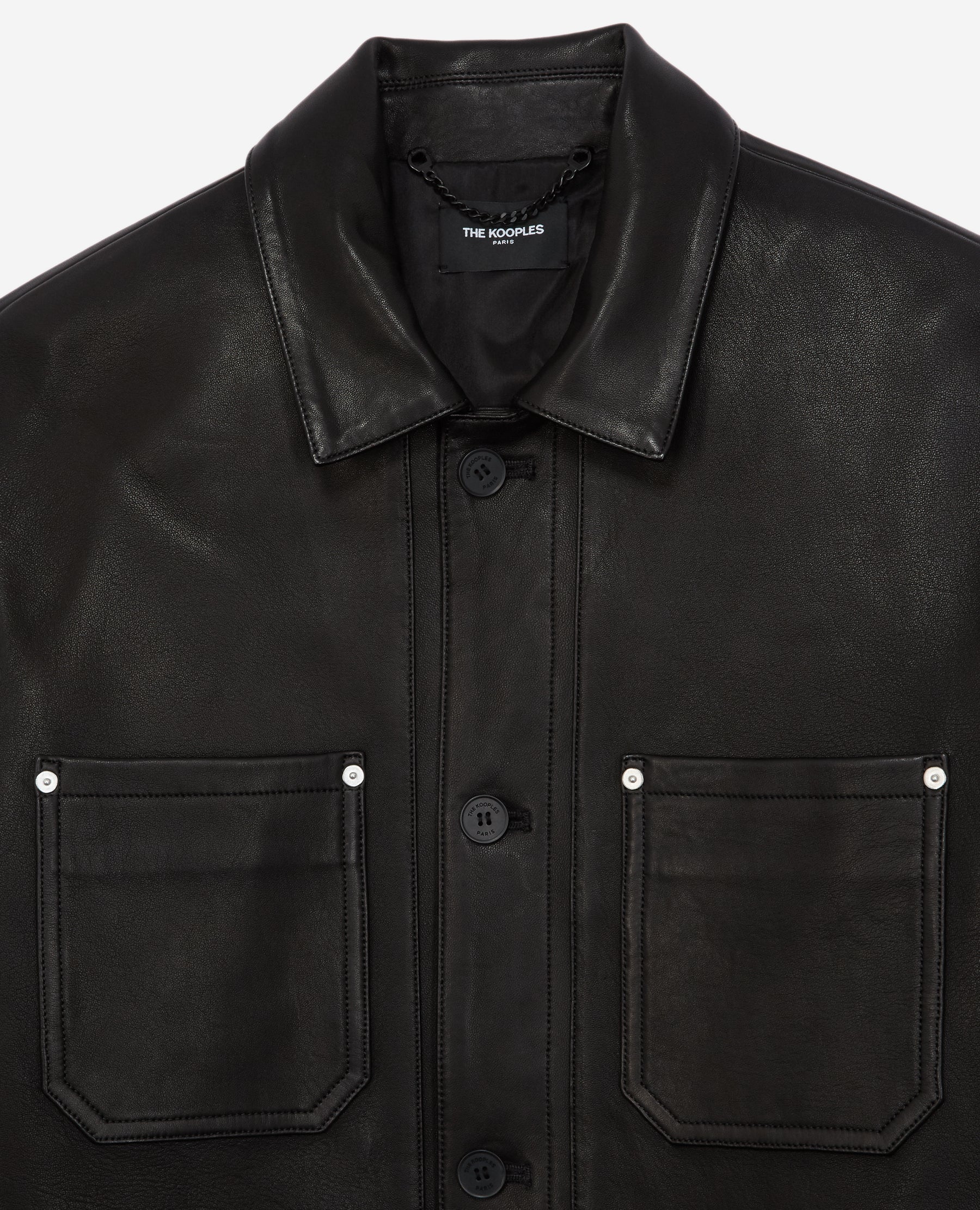 Veste en Cuir d'Agneau Faume - seconde main