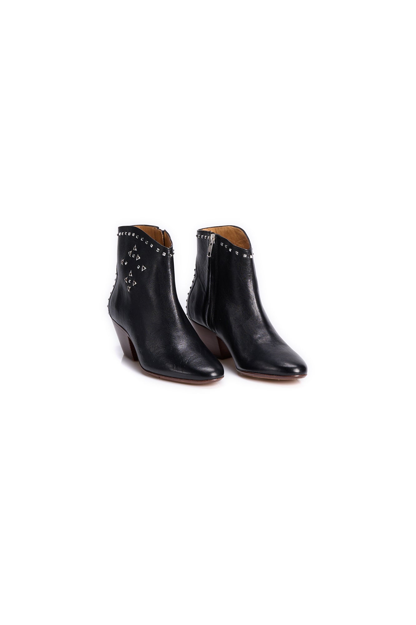 Bottines cuir - 37 Faume - seconde main