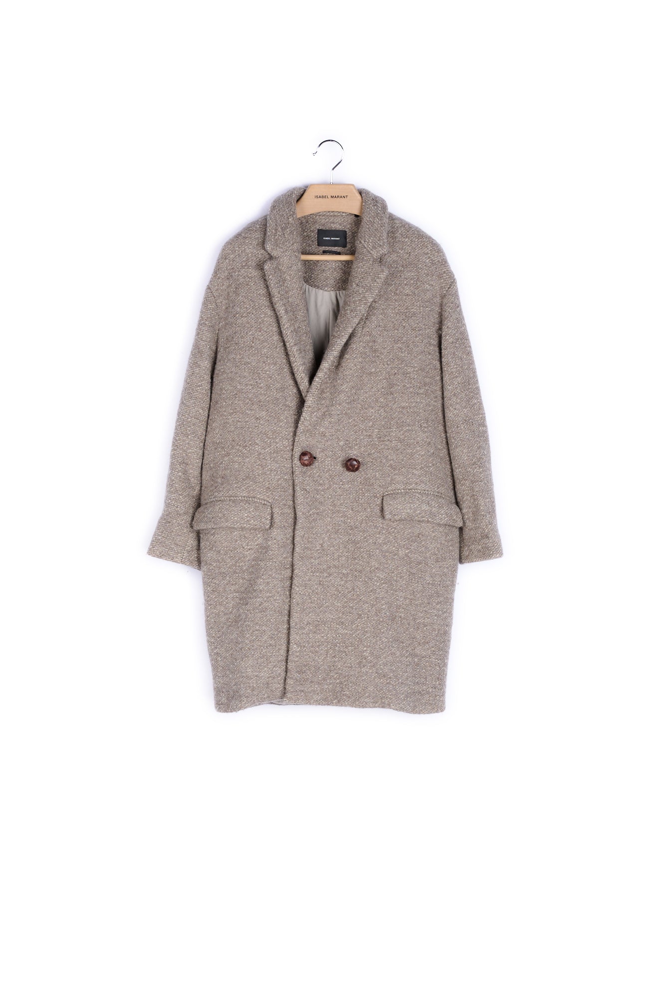 Manteau Laine et Lin - 34 Faume - seconde main