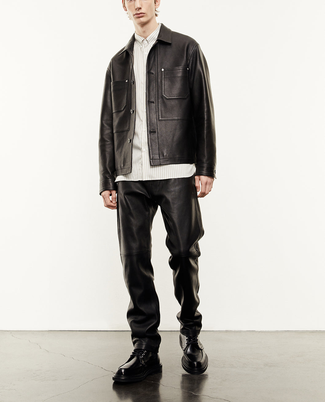 Veste en Cuir d'Agneau Faume - seconde main