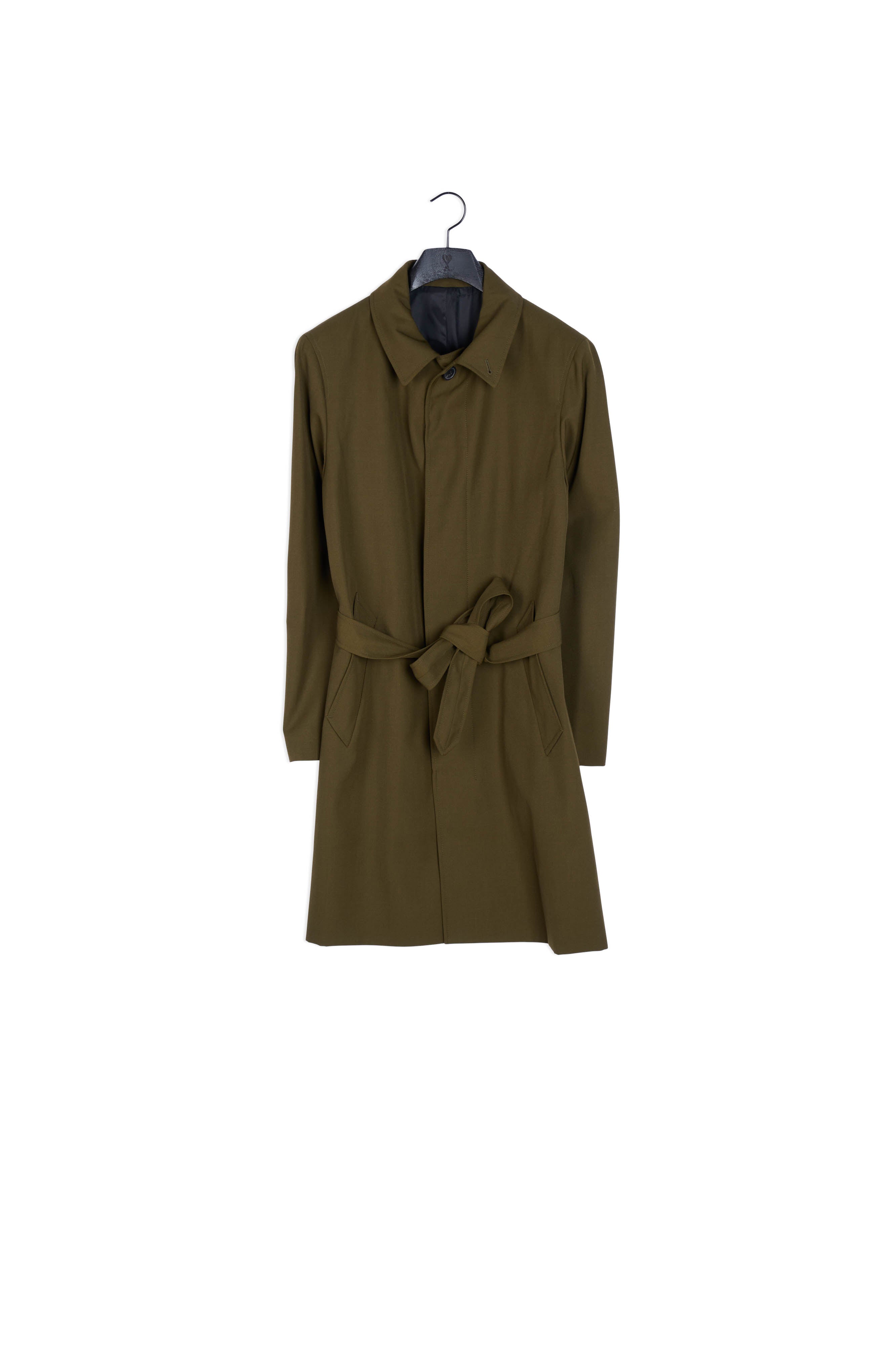 Manteau Droit Ceinturé Faume - seconde main