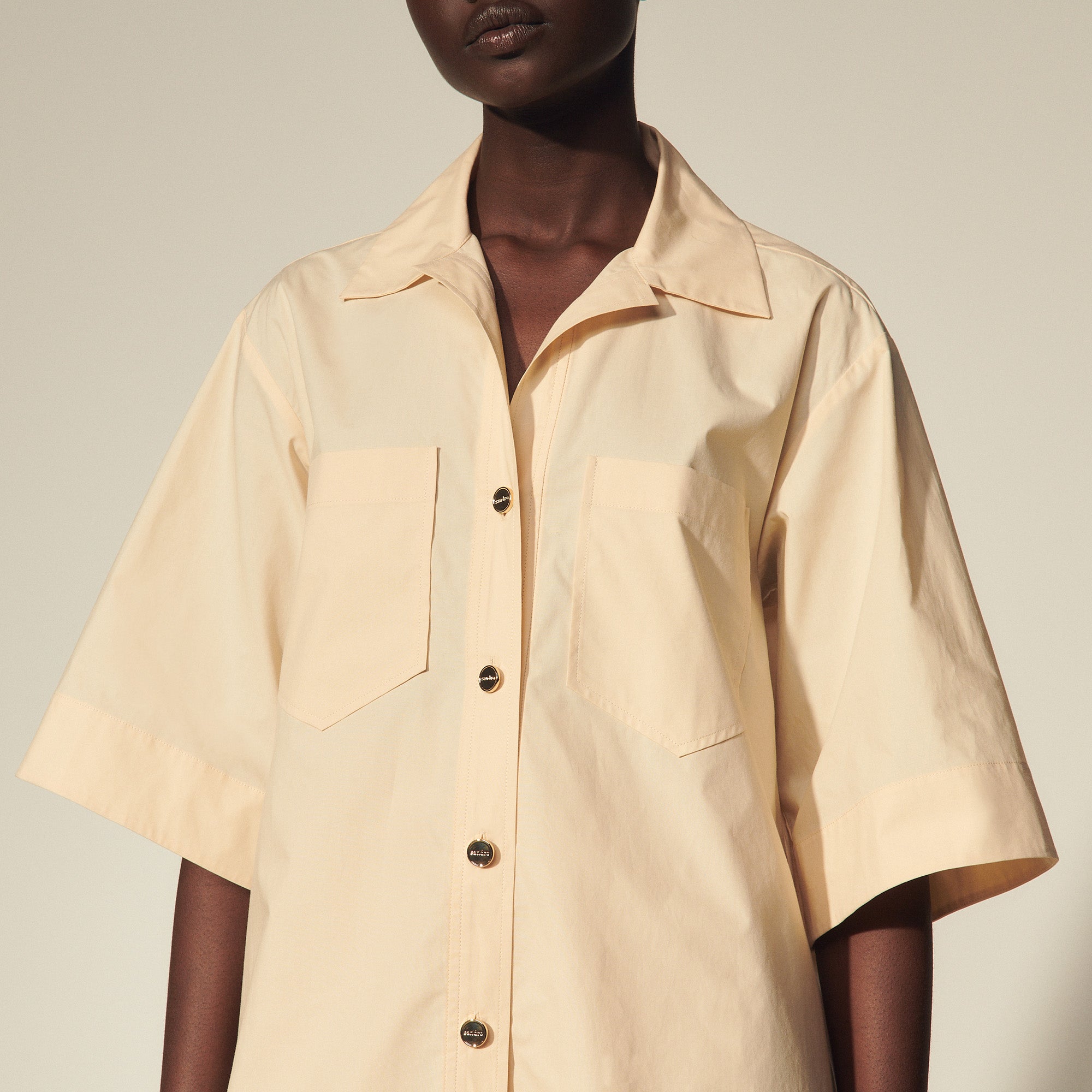 Chemise oversize en coton biologique Faume - seconde main