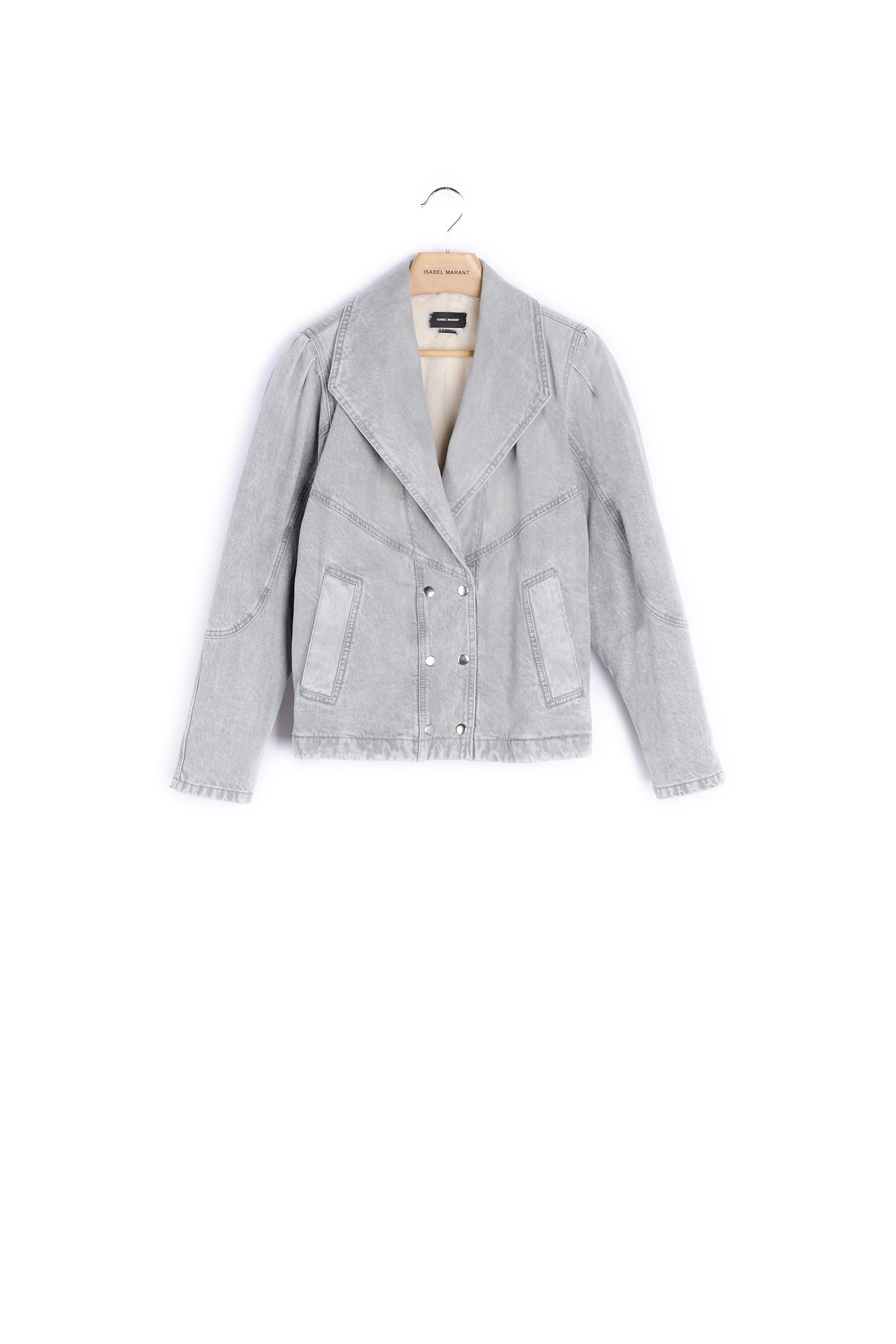 Veste Denim manches longues coton - 40 Faume - seconde main