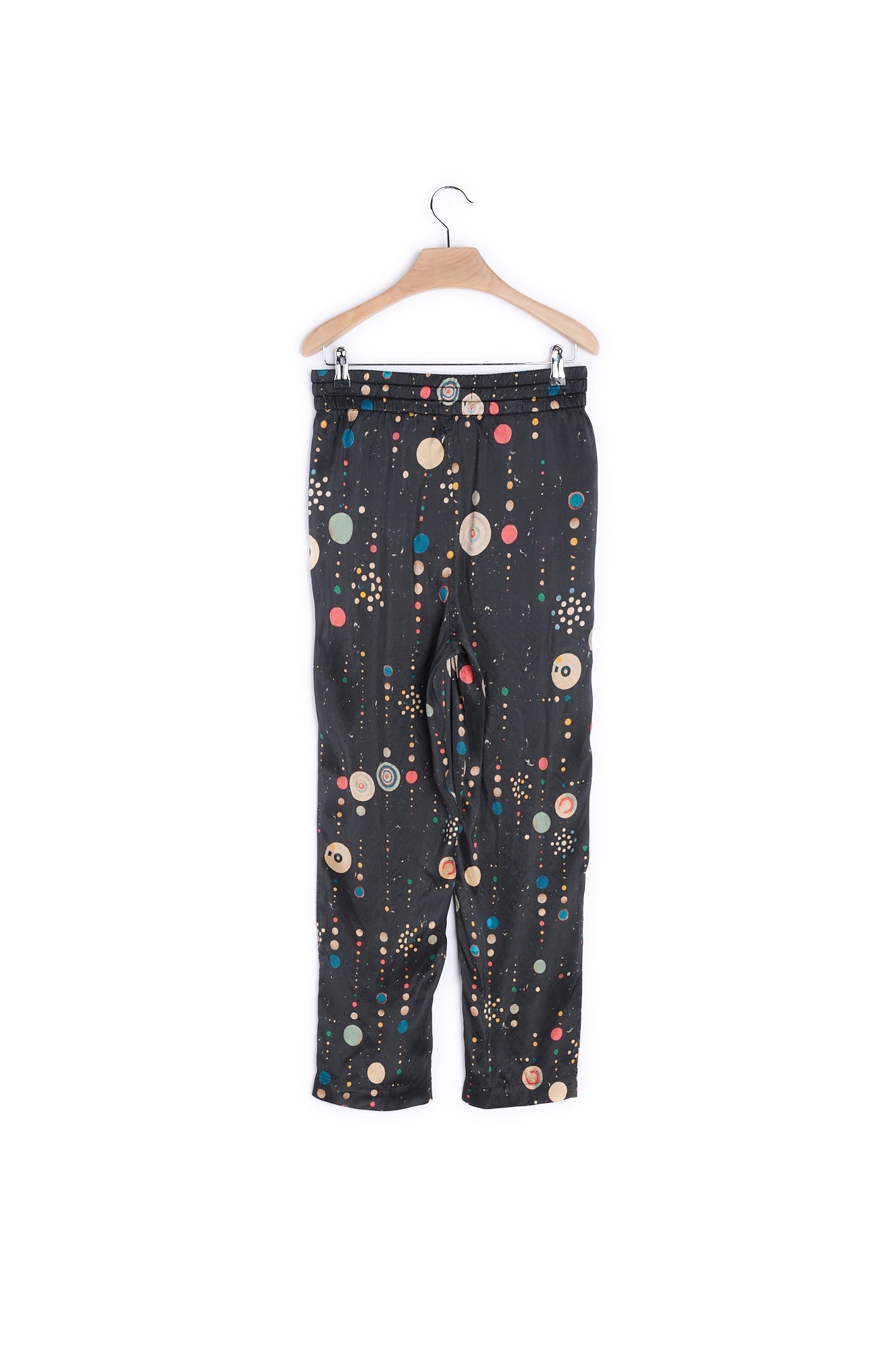 Pantalon Large Soie Faume - seconde main