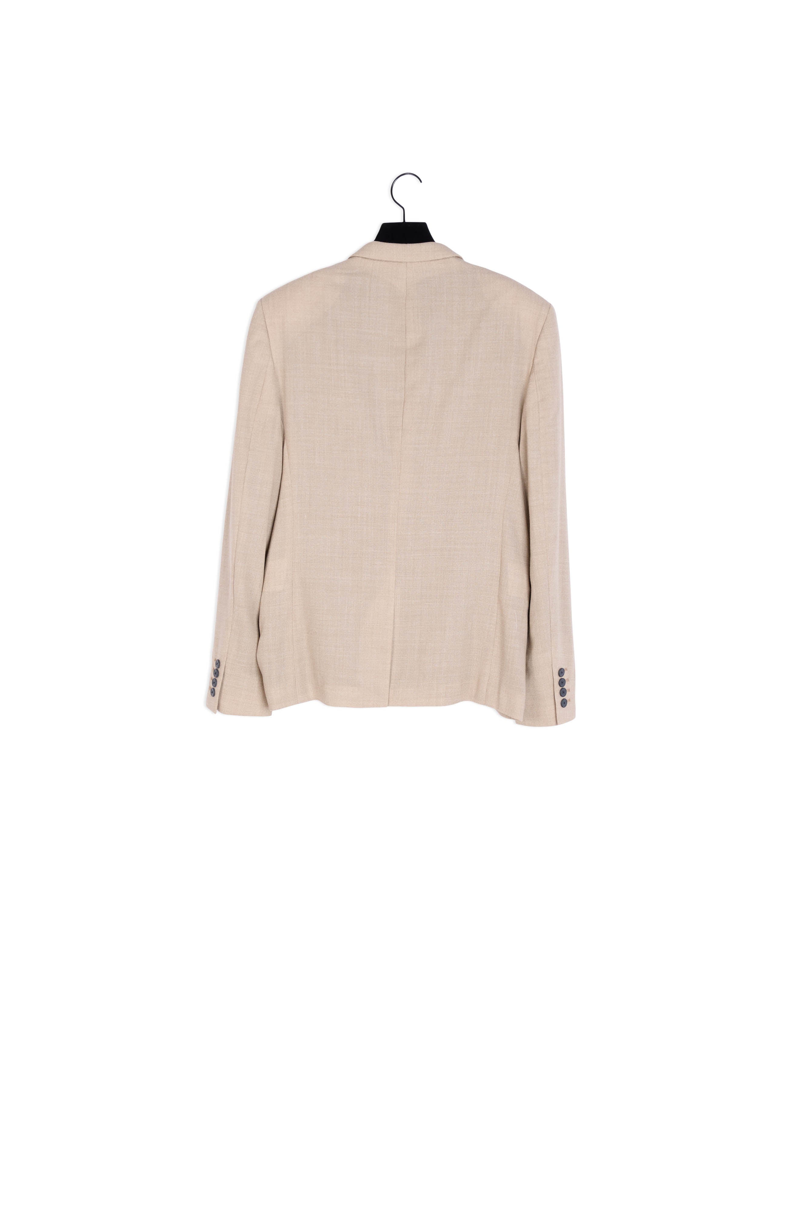 Veste habillée beige laine à poches Faume - seconde main