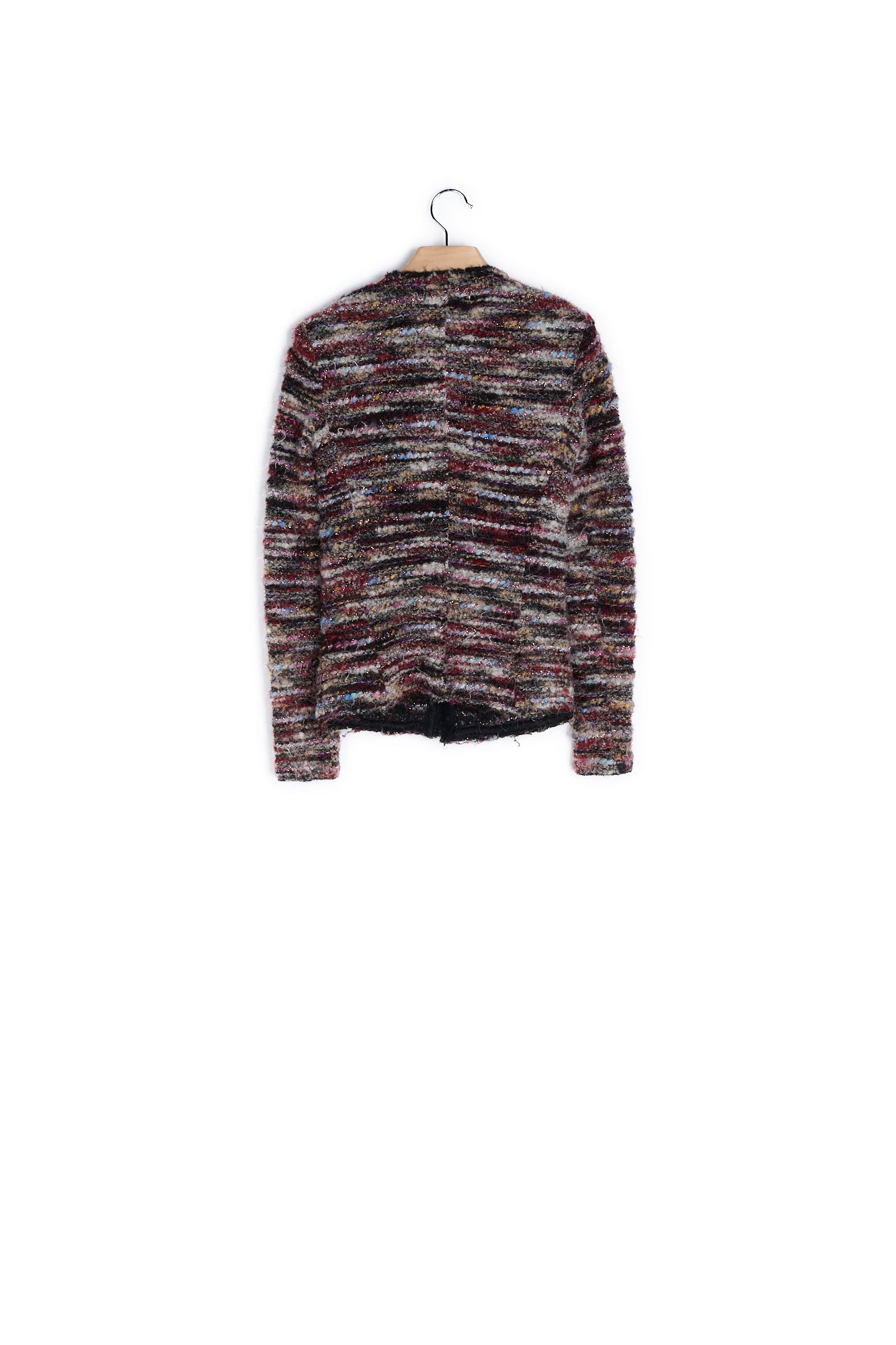 Cardigan manches longues laine et alpaga mélangé - 38 Faume - seconde main