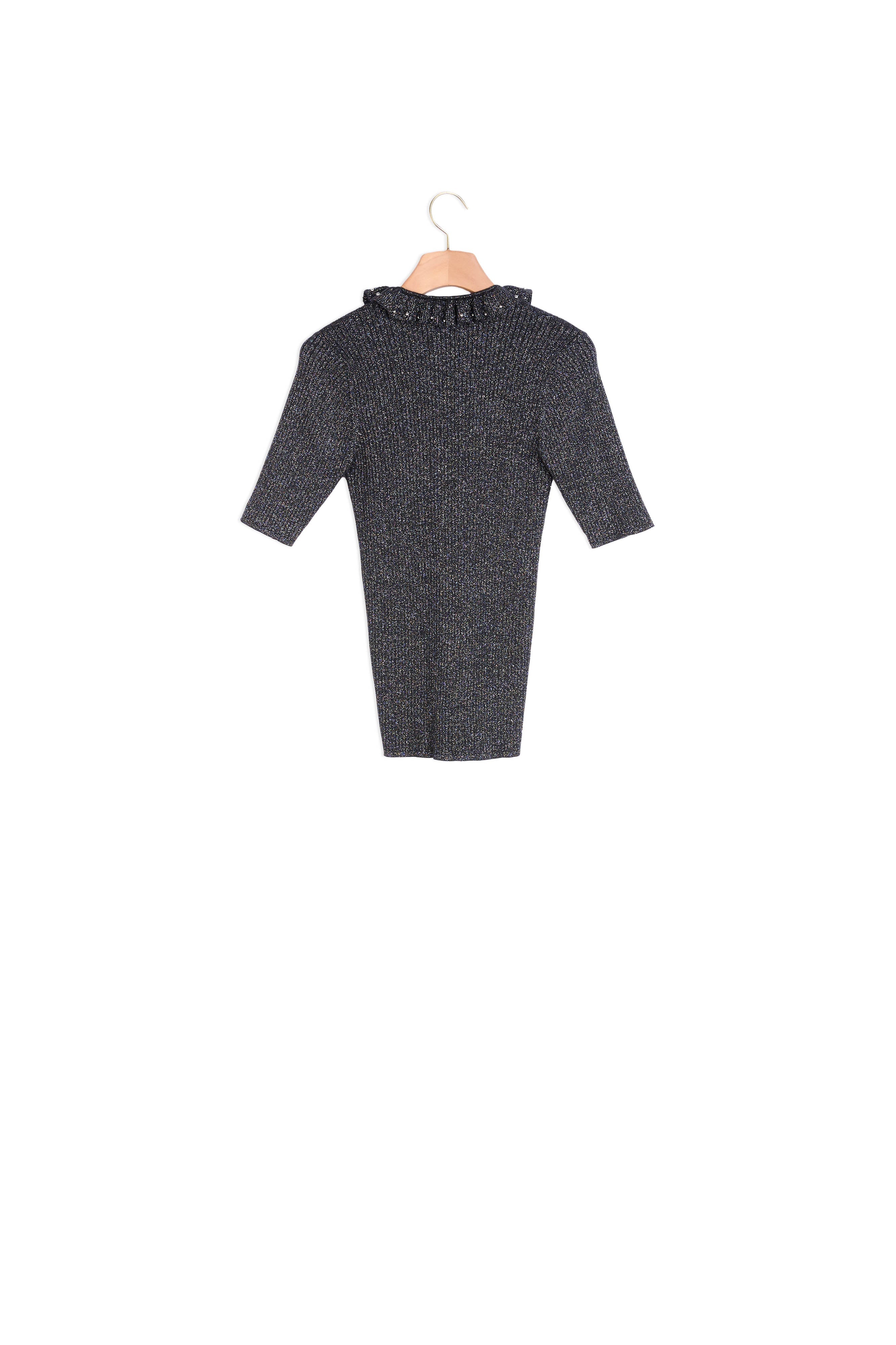 Pull à manches courtes en maille lurex Faume - seconde main