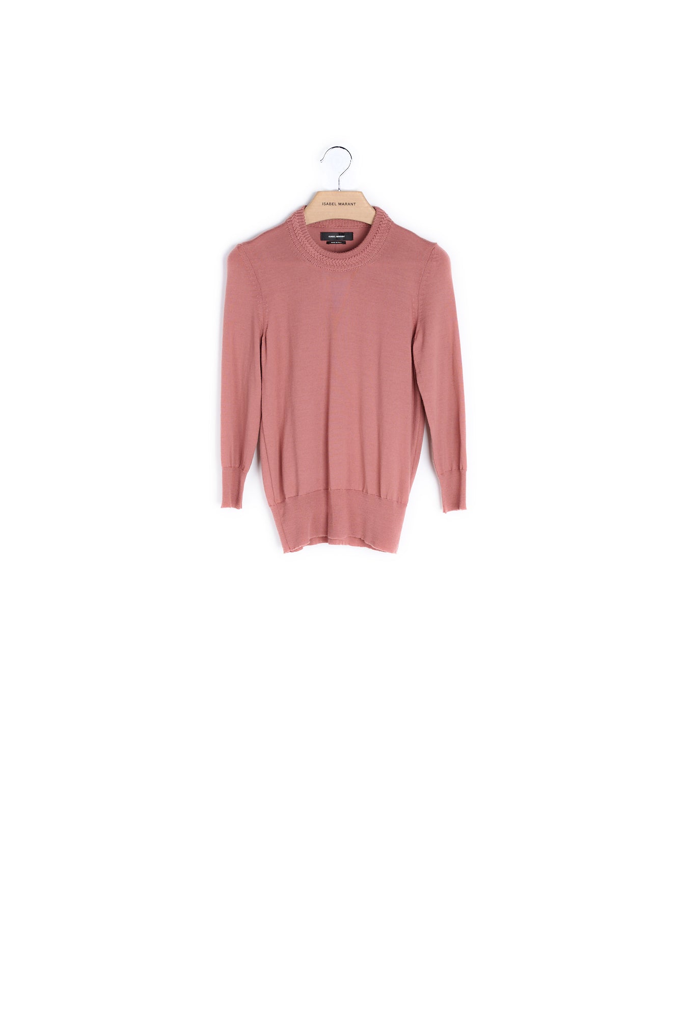 Pull col rond manches longues Laine - 38 Faume - seconde main