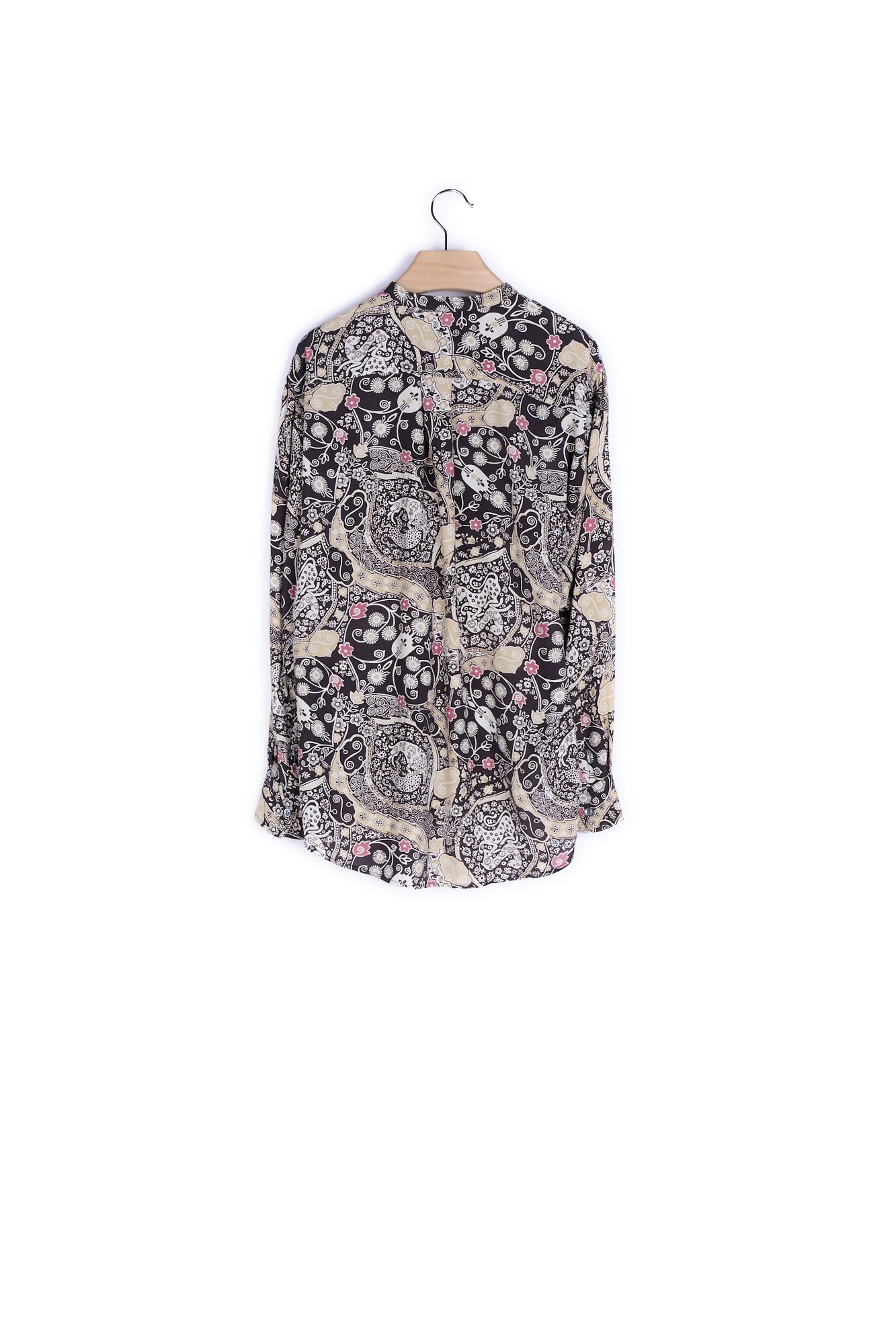 Chemise col rond manches longues - 36 Faume - seconde main