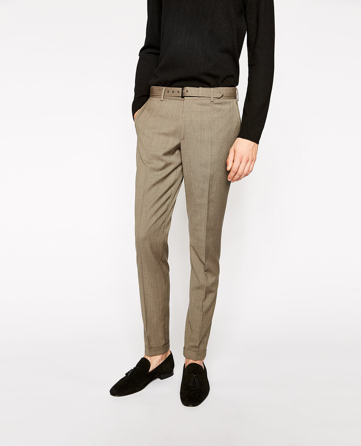 Pantalon en Laine Faume - seconde main
