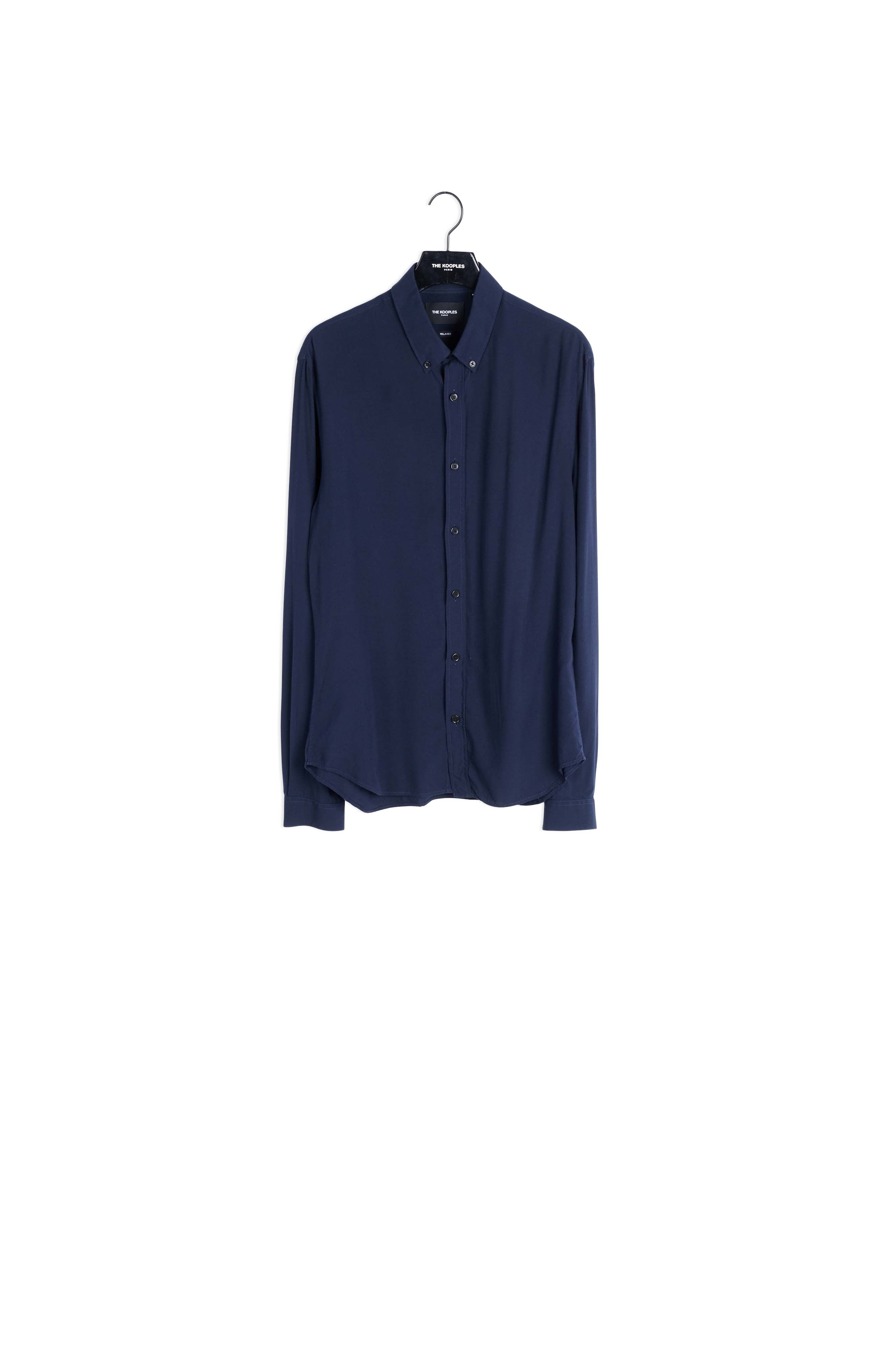 Chemise bleu marine Faume - seconde main