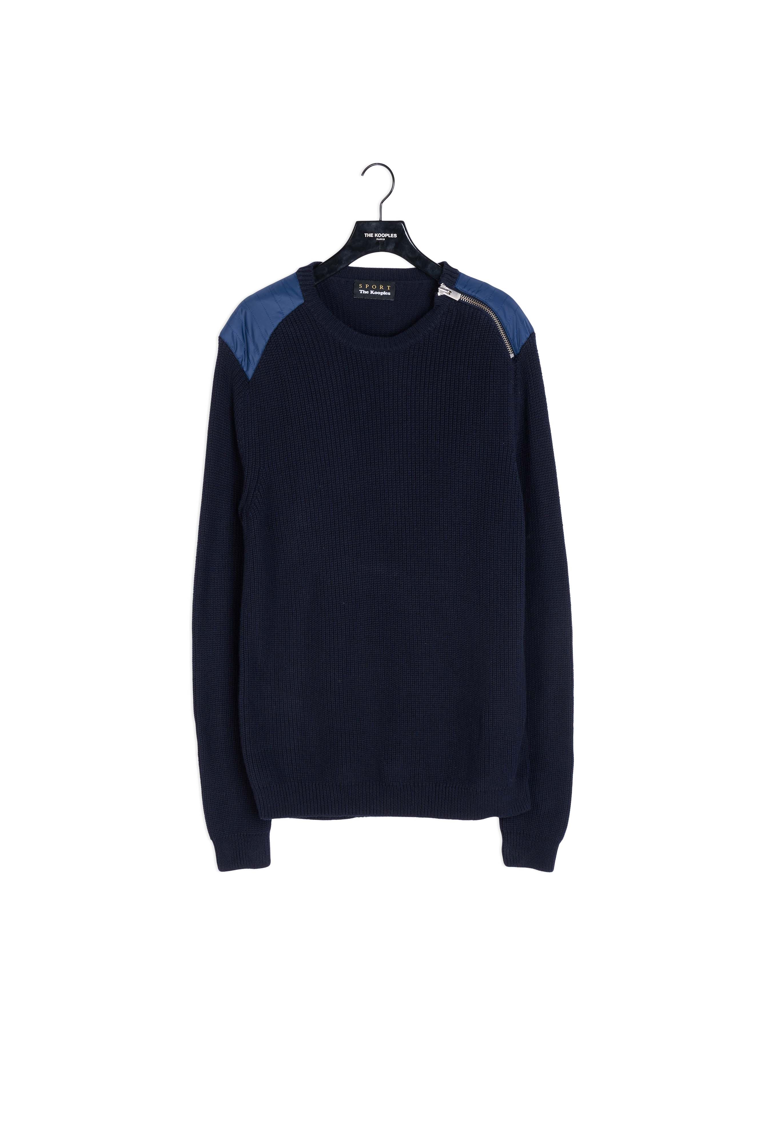 Pull bleu marine Faume - seconde main