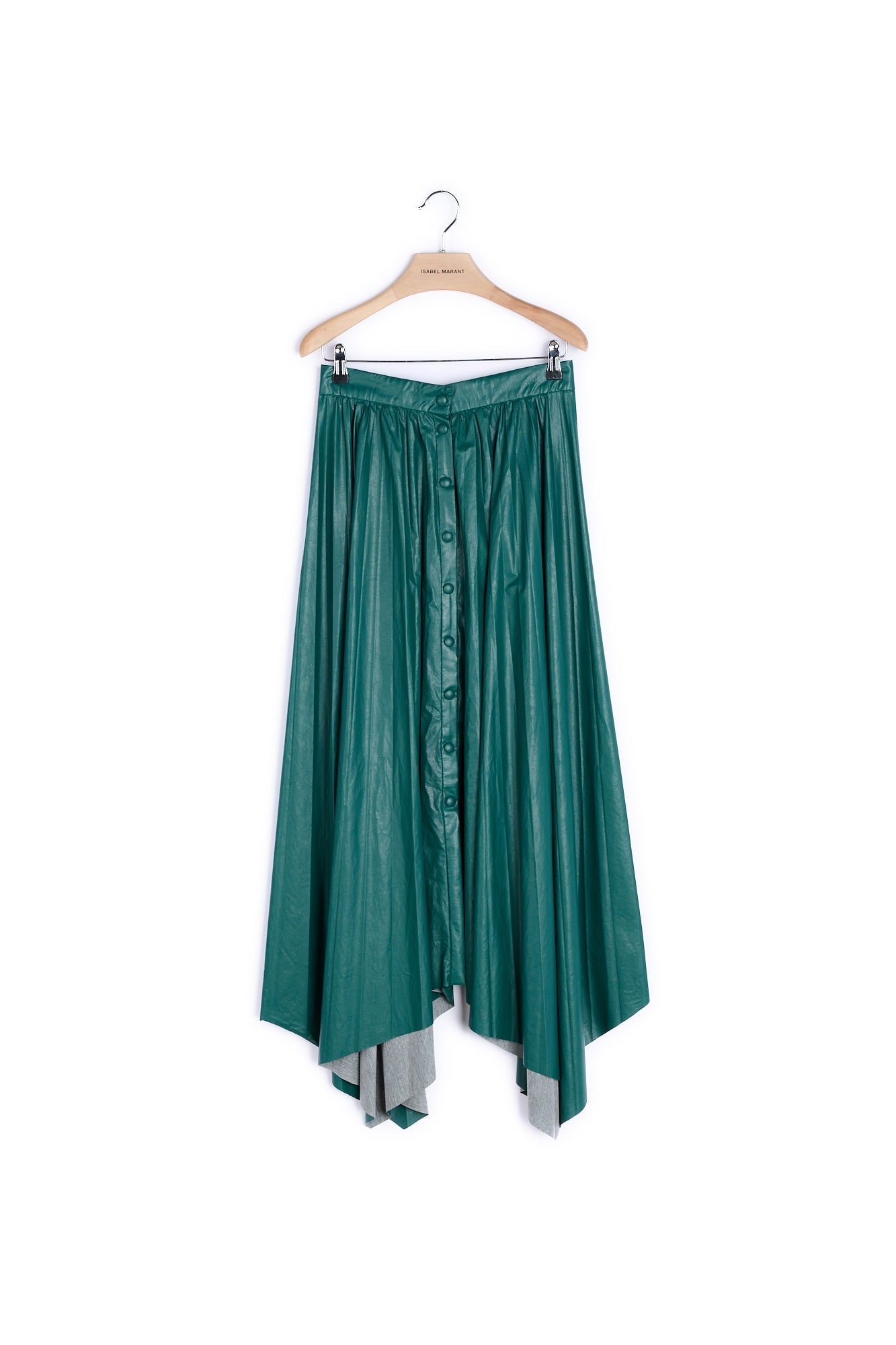 Jupe Longue Faux Cuir - 38 Faume - seconde main