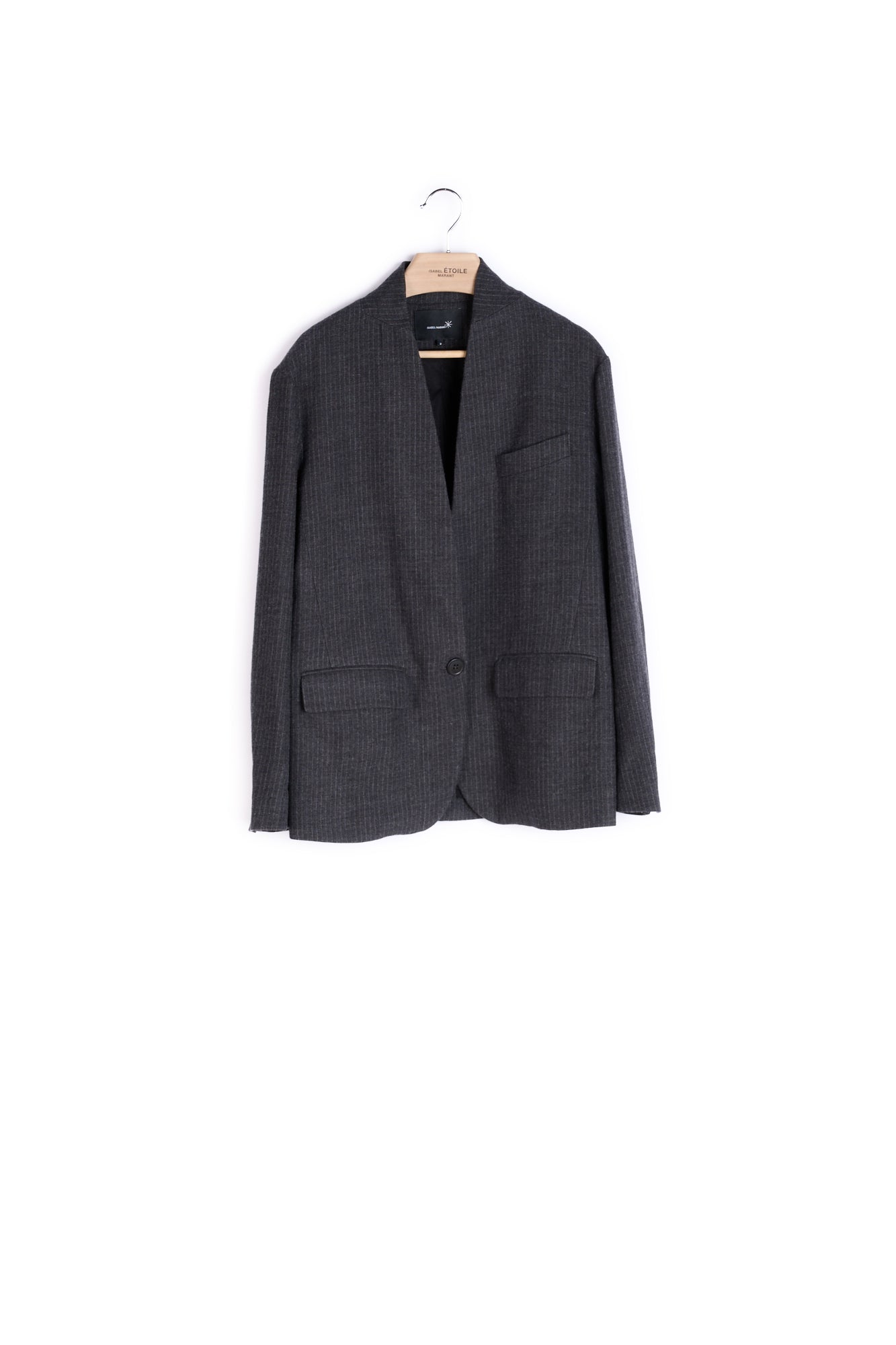 Veste manches longues Laine et Lin - M Faume - seconde main