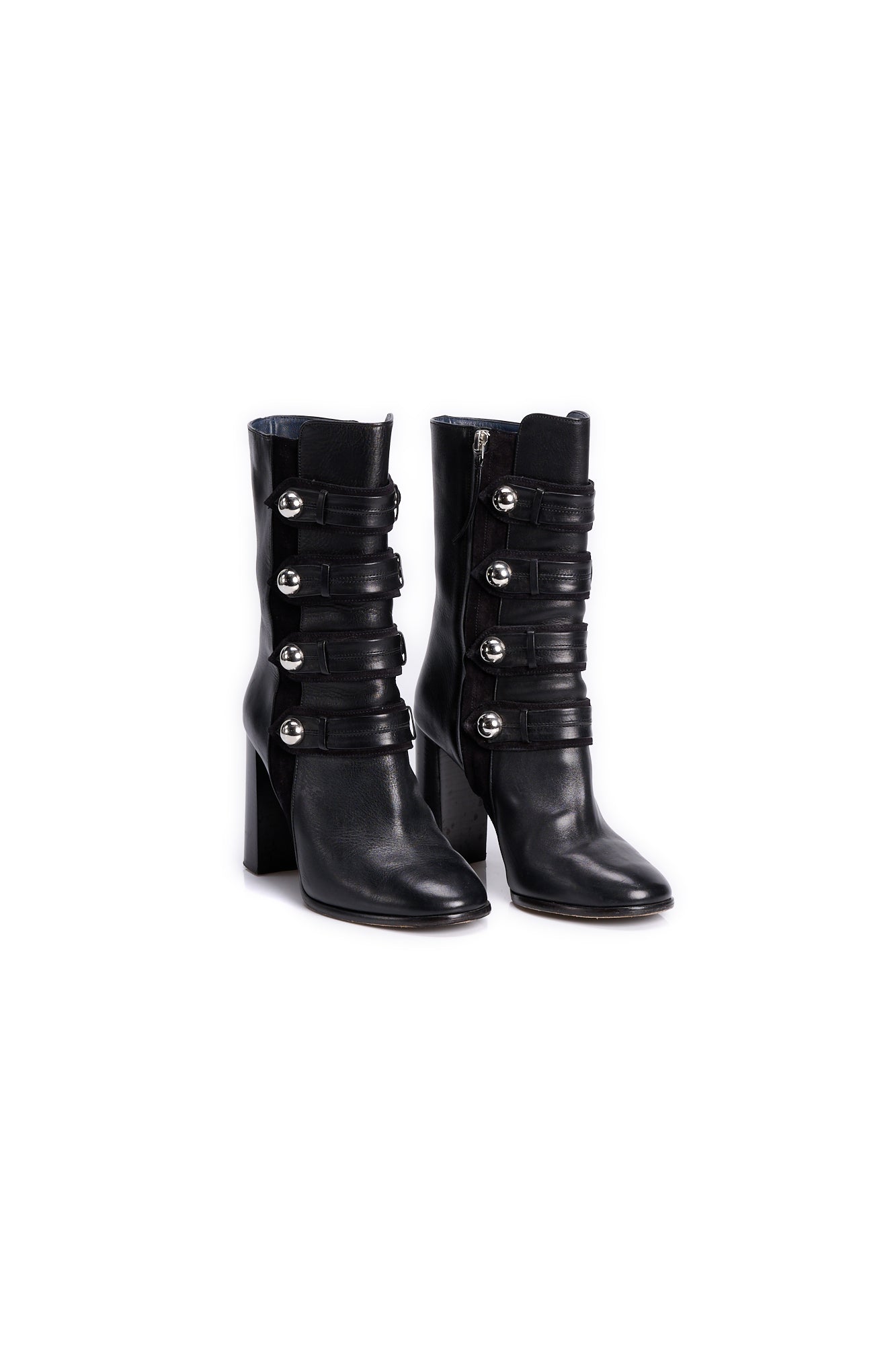 Bottines cuir - 38 Faume - seconde main