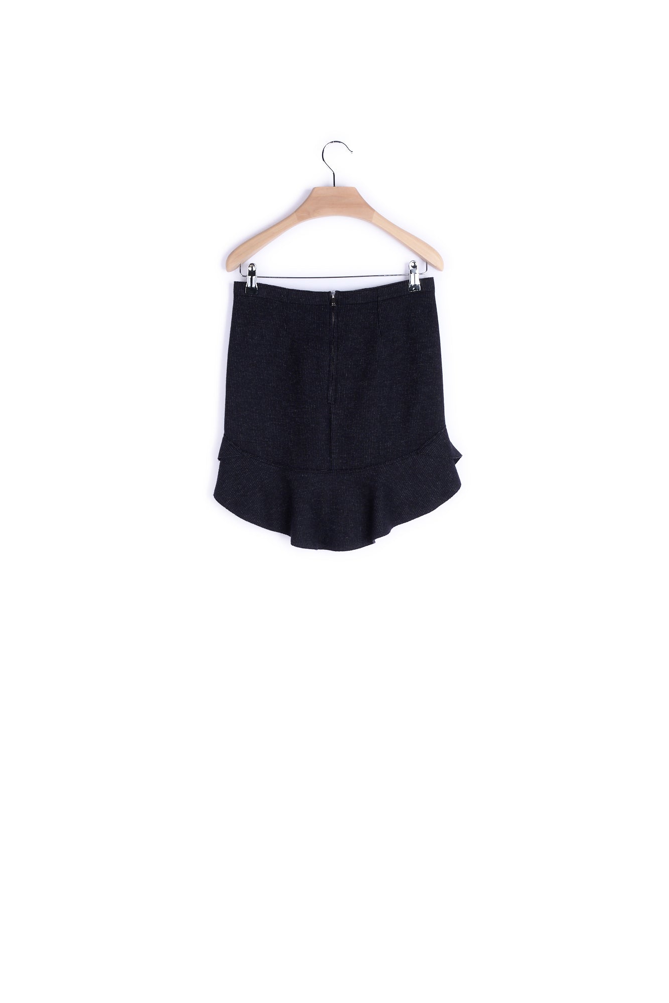 Jupe Laine Mélangée - 40 Faume - seconde main