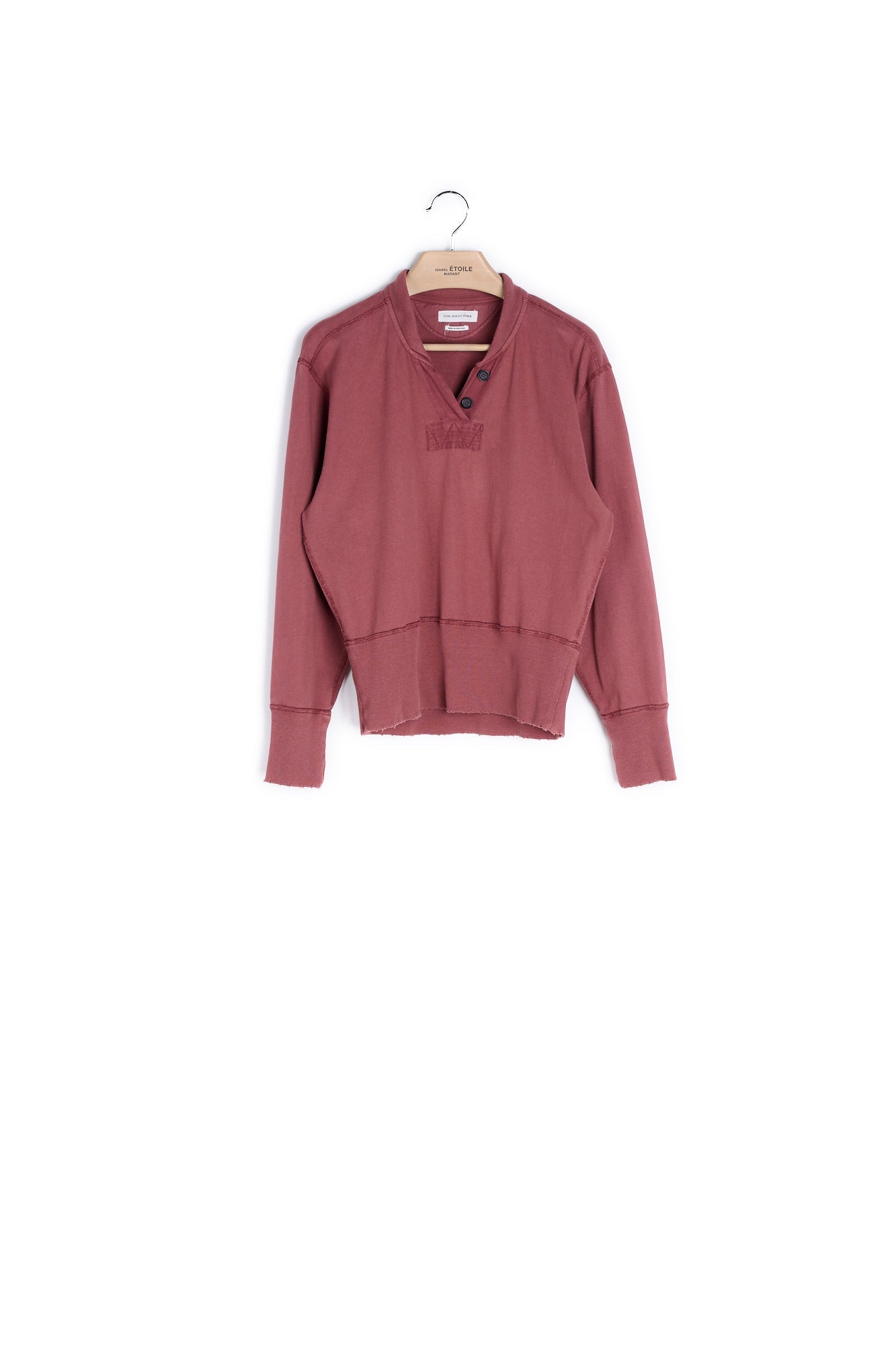 Sweat shirt Col Boutonné - M Faume - seconde main