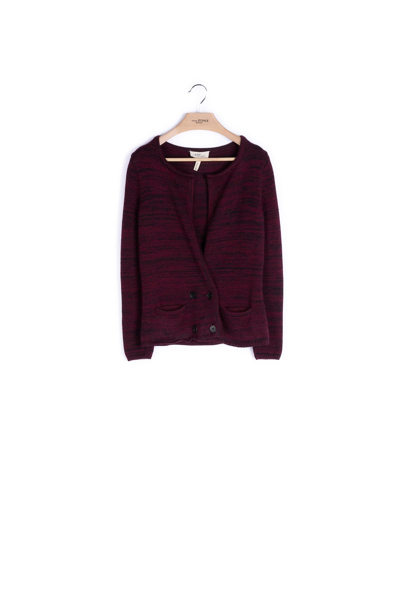 Cardigan Manches Longues Laine - 34 Faume - seconde main
