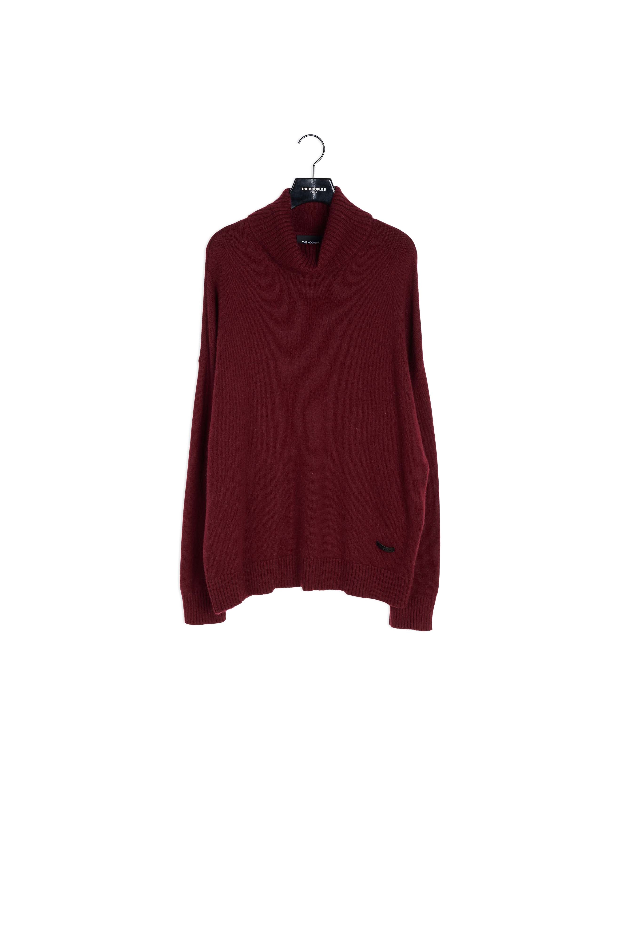 Pull col roulé bordeaux Faume - seconde main