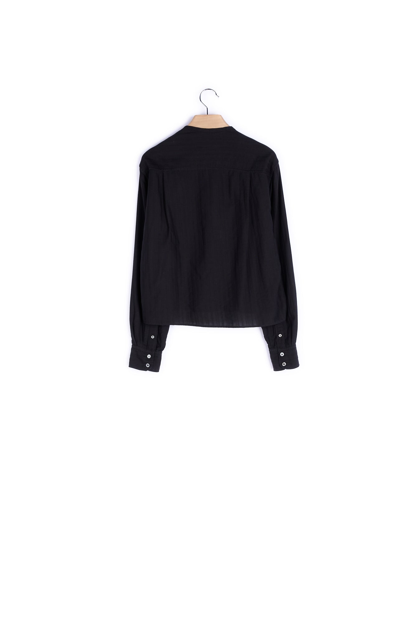 Chemise plissée coton - 36 Faume - seconde main