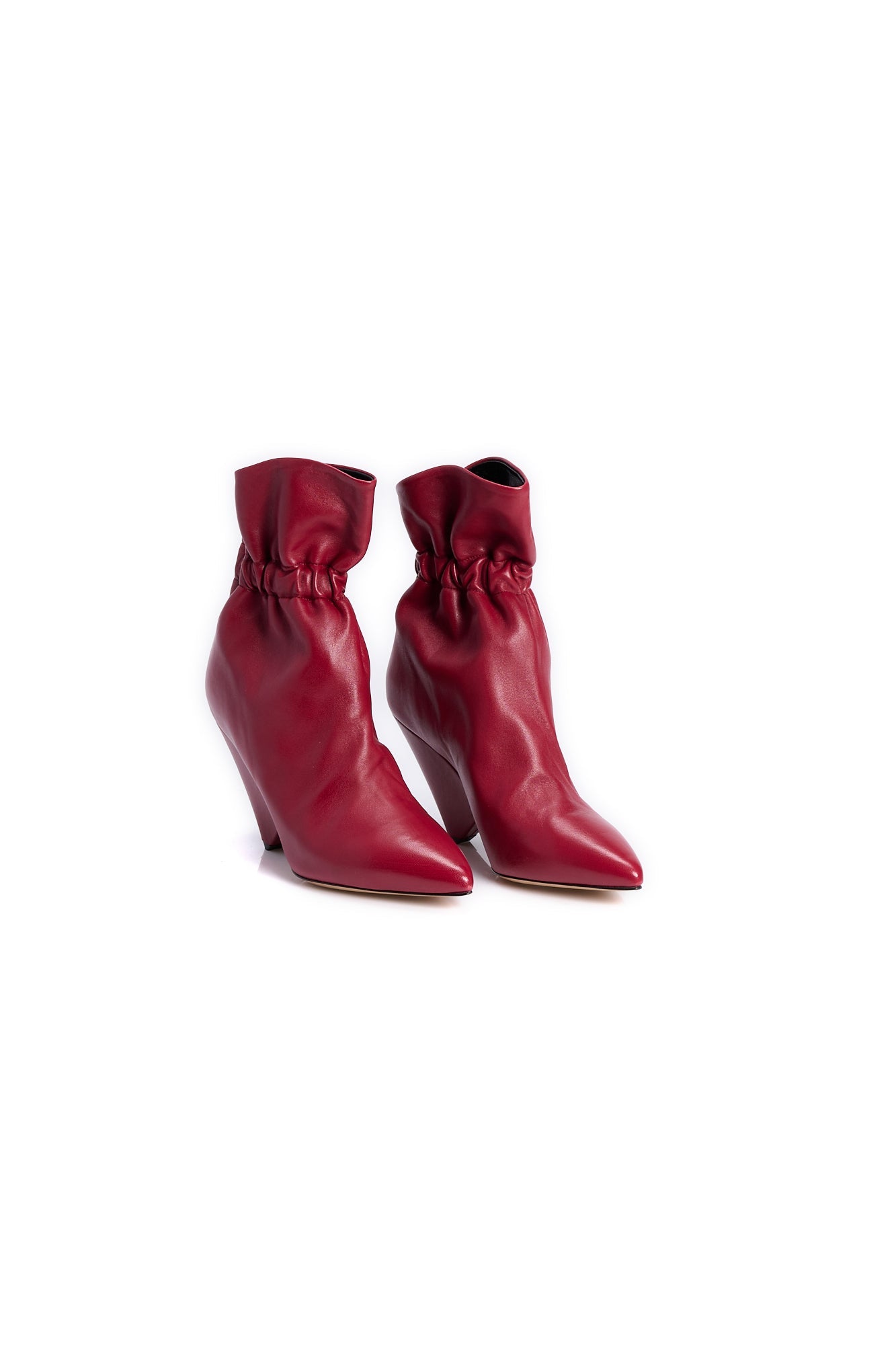 Bottines cuir - 37 Faume - seconde main