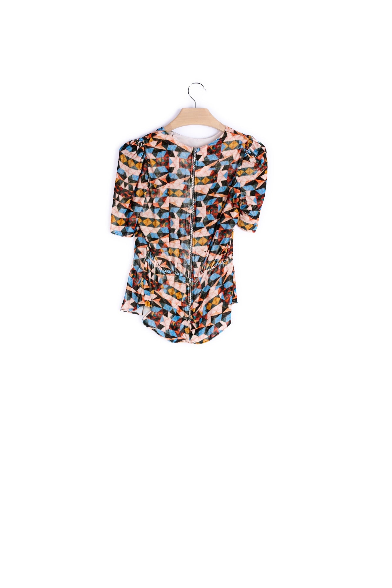 Haut Manches Courtes soie - 38 Faume - seconde main