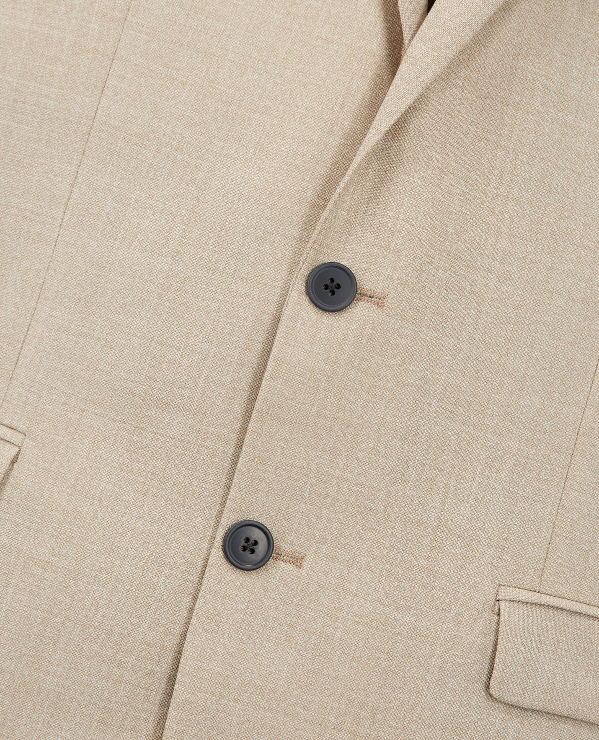 Veste habillée beige laine à poches Faume - seconde main