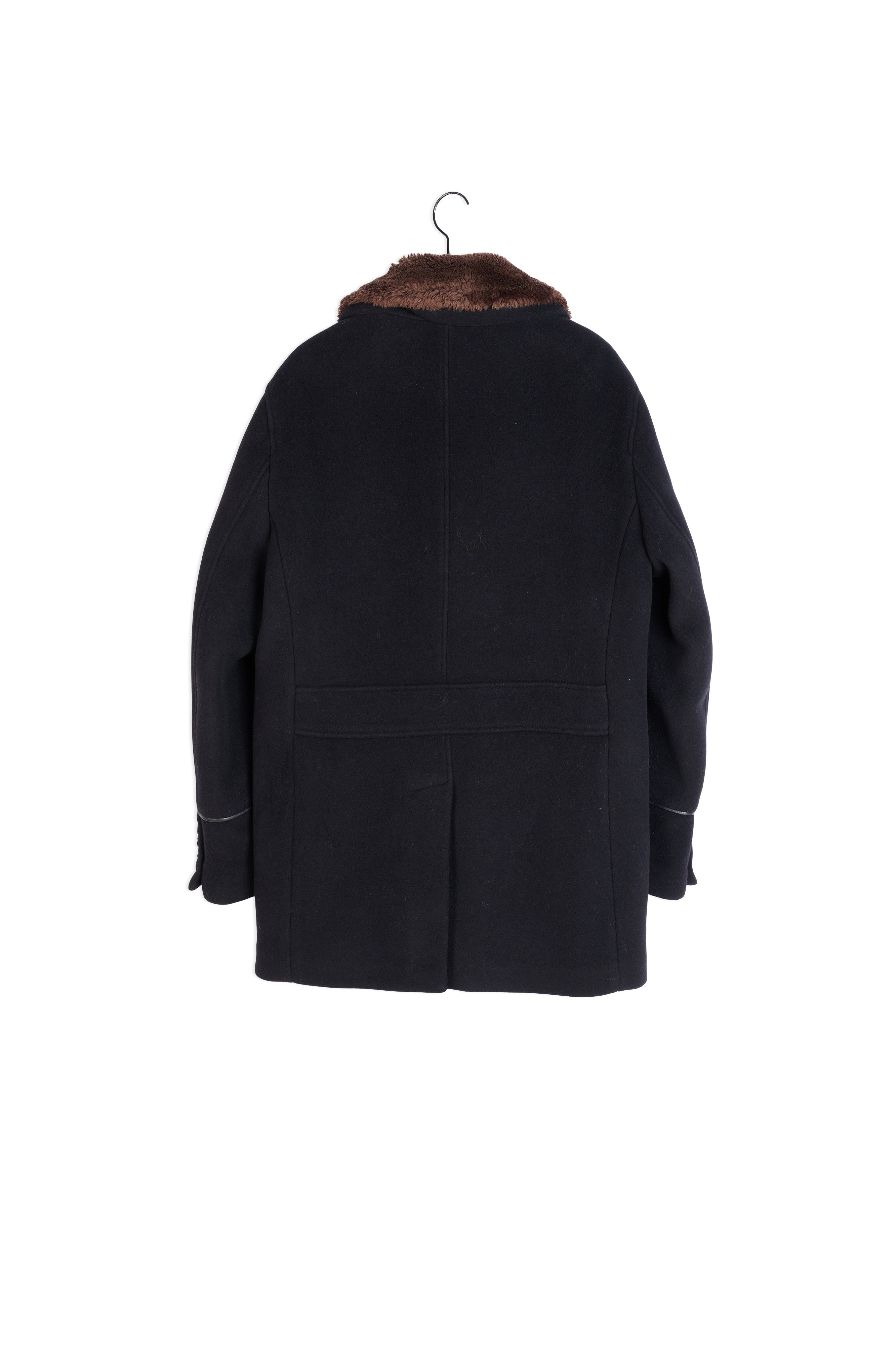 Manteau long noir Faume - seconde main