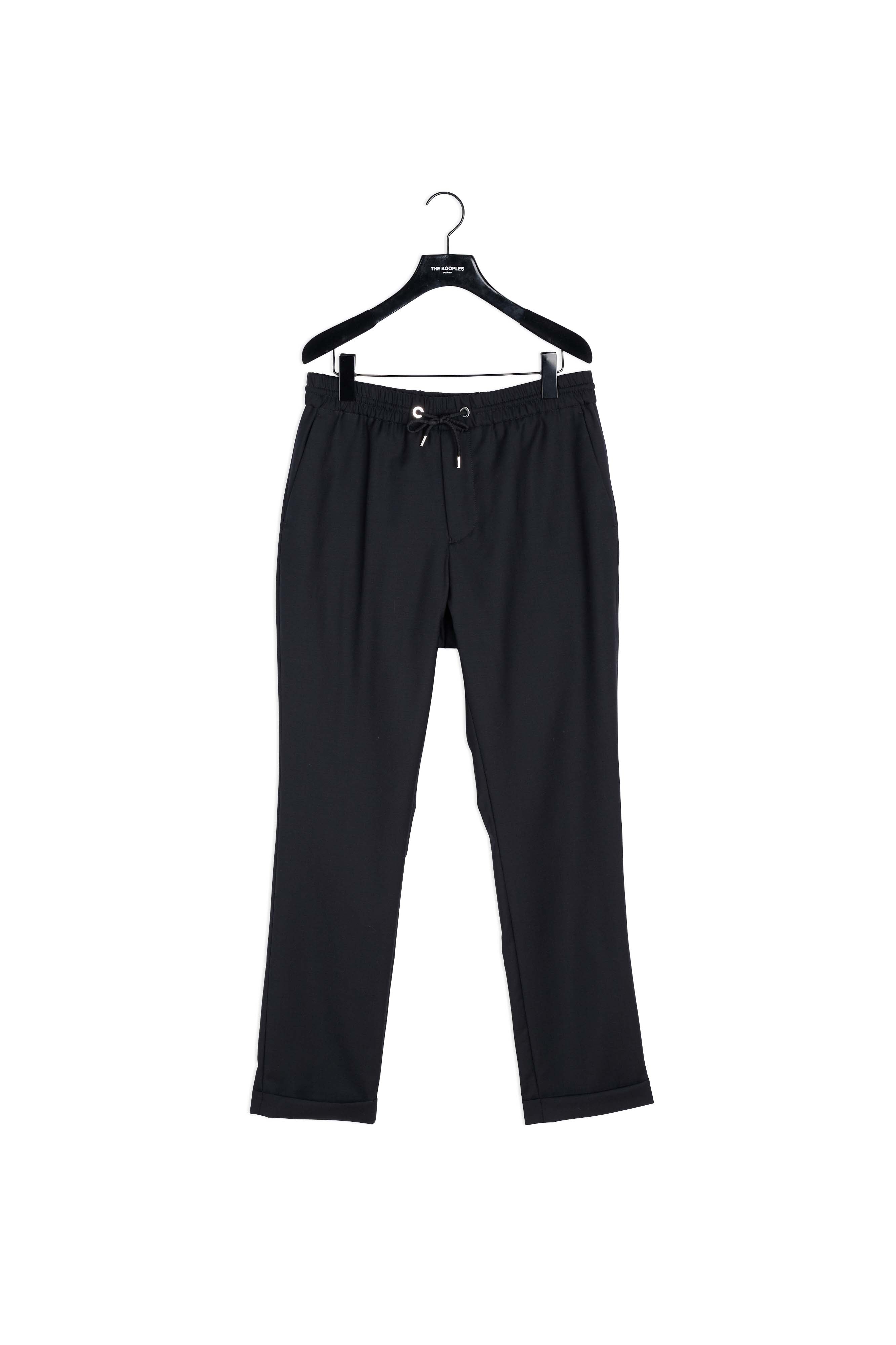 Pantalon droit noir Faume - seconde main