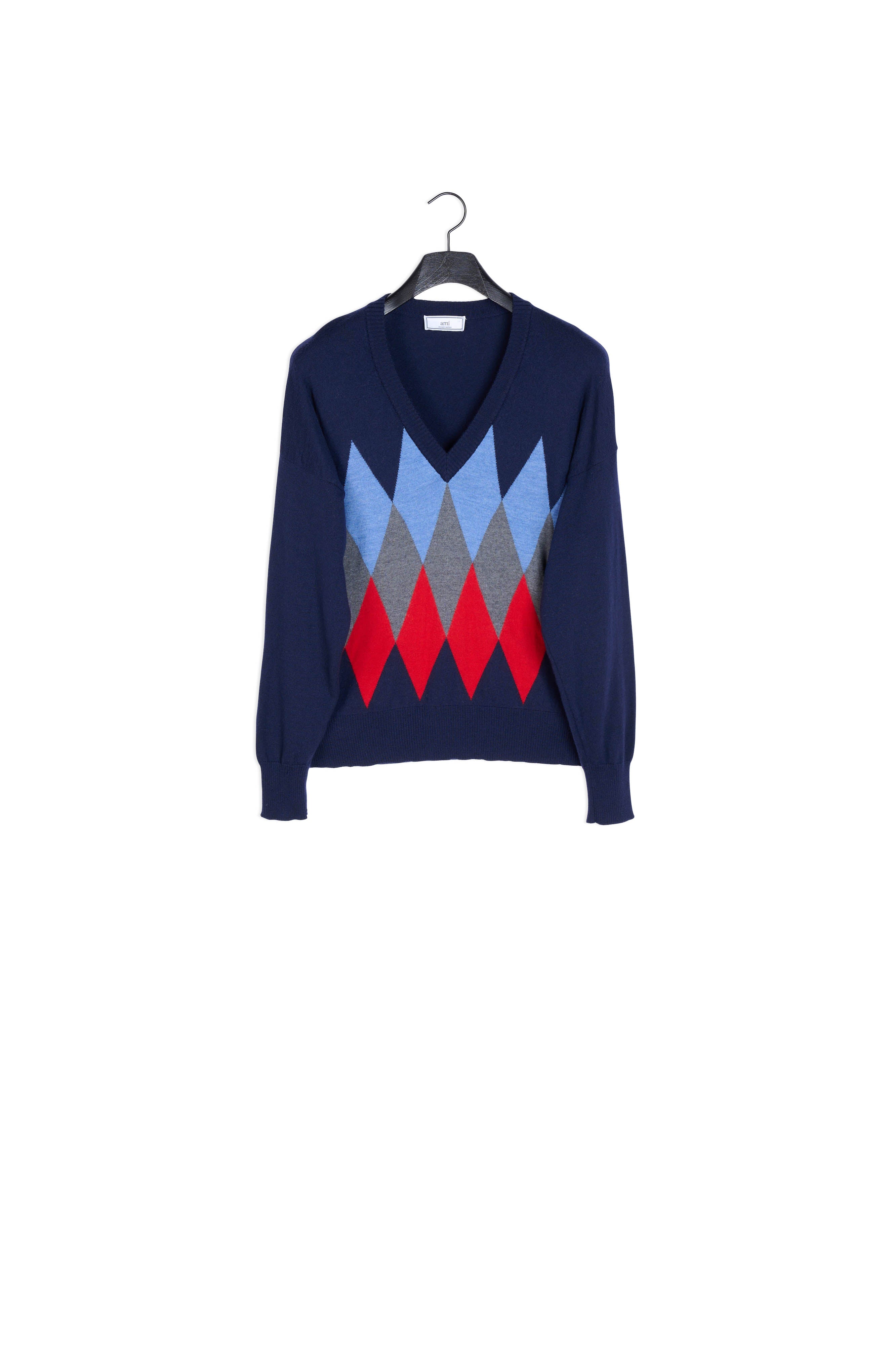 Pull Col V Faume - seconde main