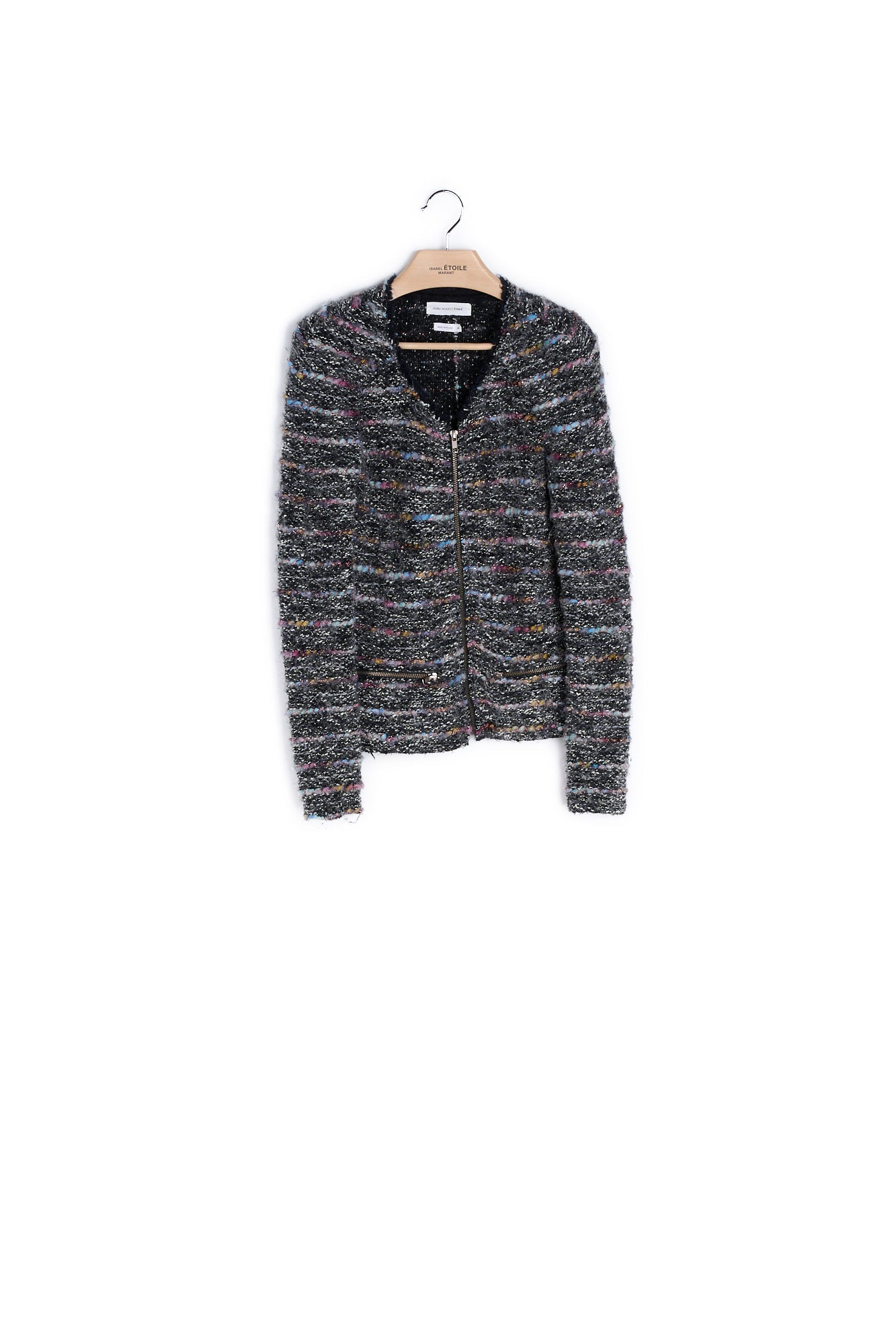 Veste manches longues Laine, coton et alpaga - 40 Faume - seconde main