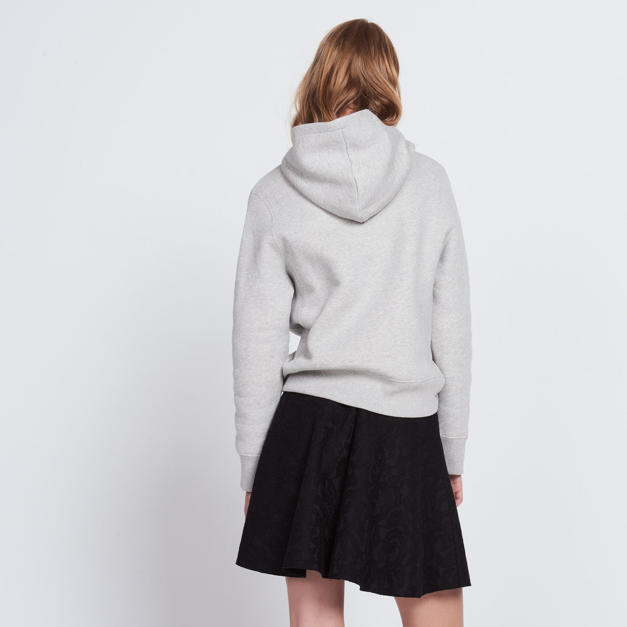 Pull à capuche en coton avec broderie Faume - seconde main