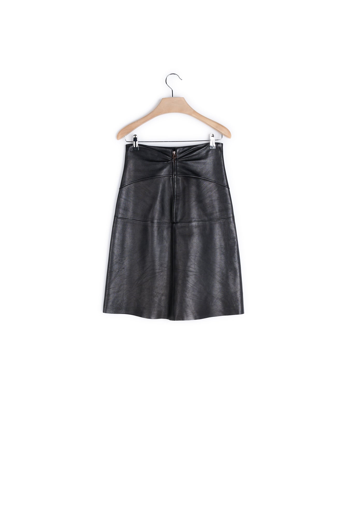 Jupe Cuir - 36 Faume - seconde main