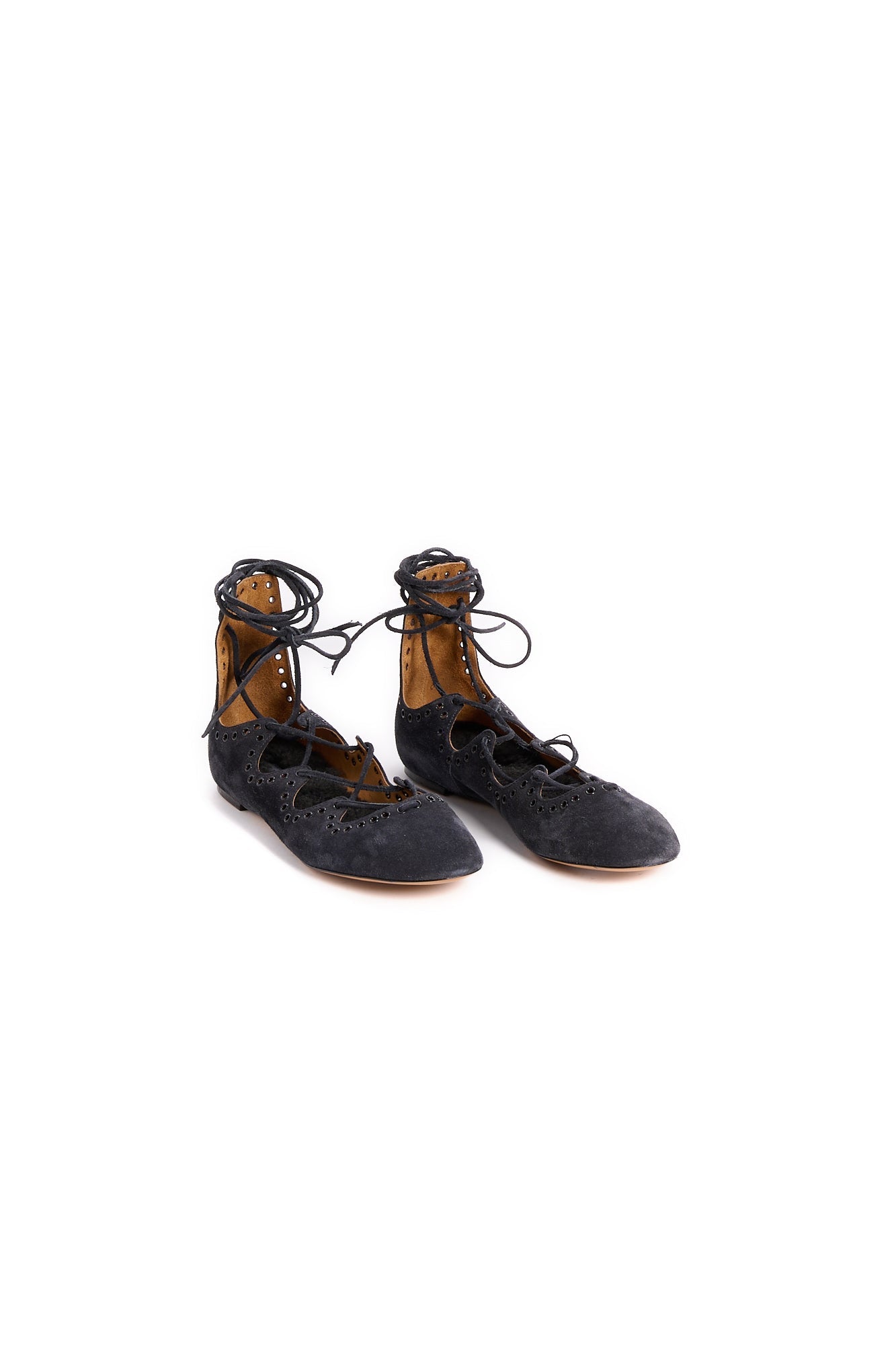 Ballerines nubuck - 40 Faume - seconde main