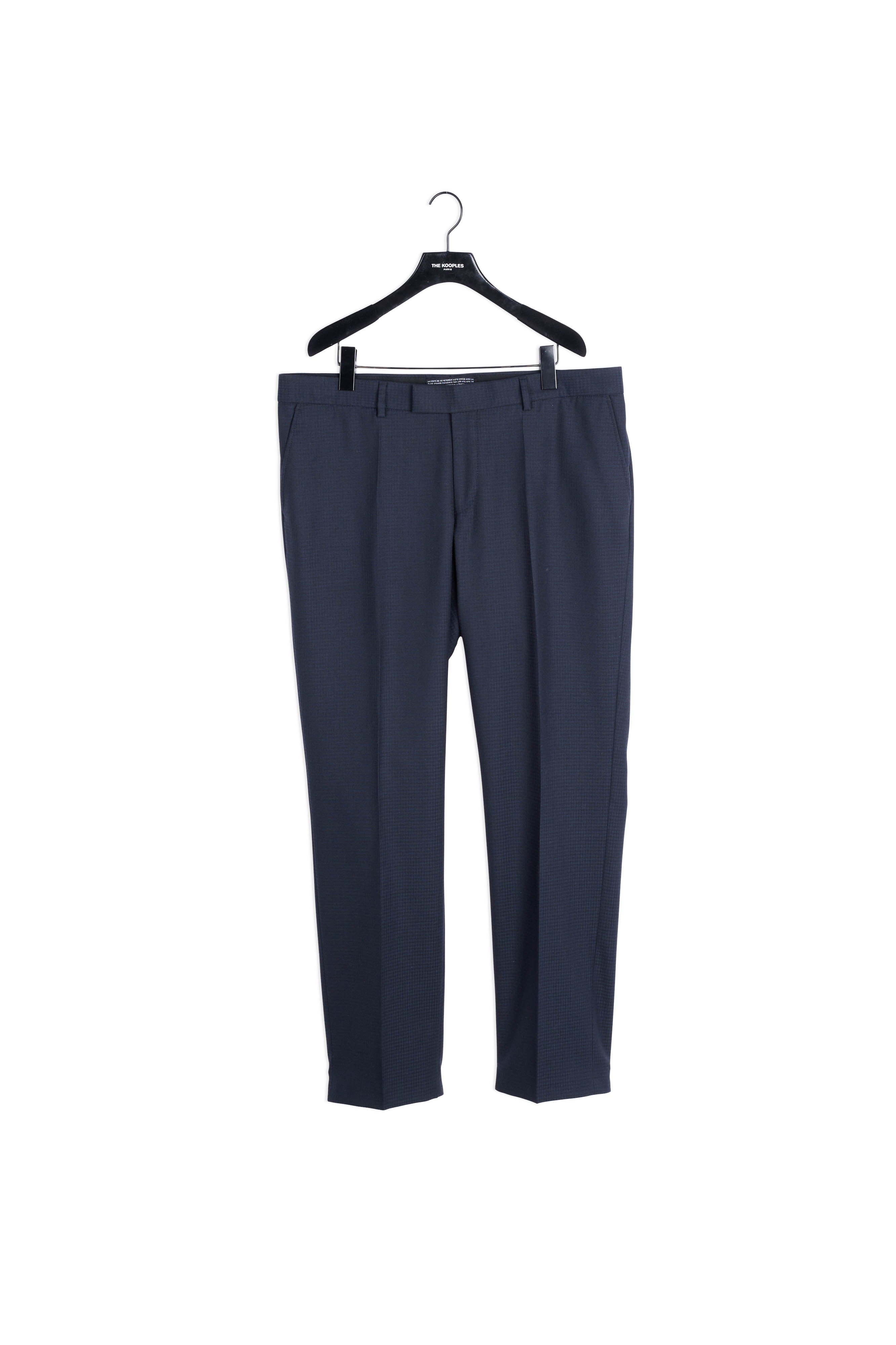 Pantalon droit bleu Faume - seconde main