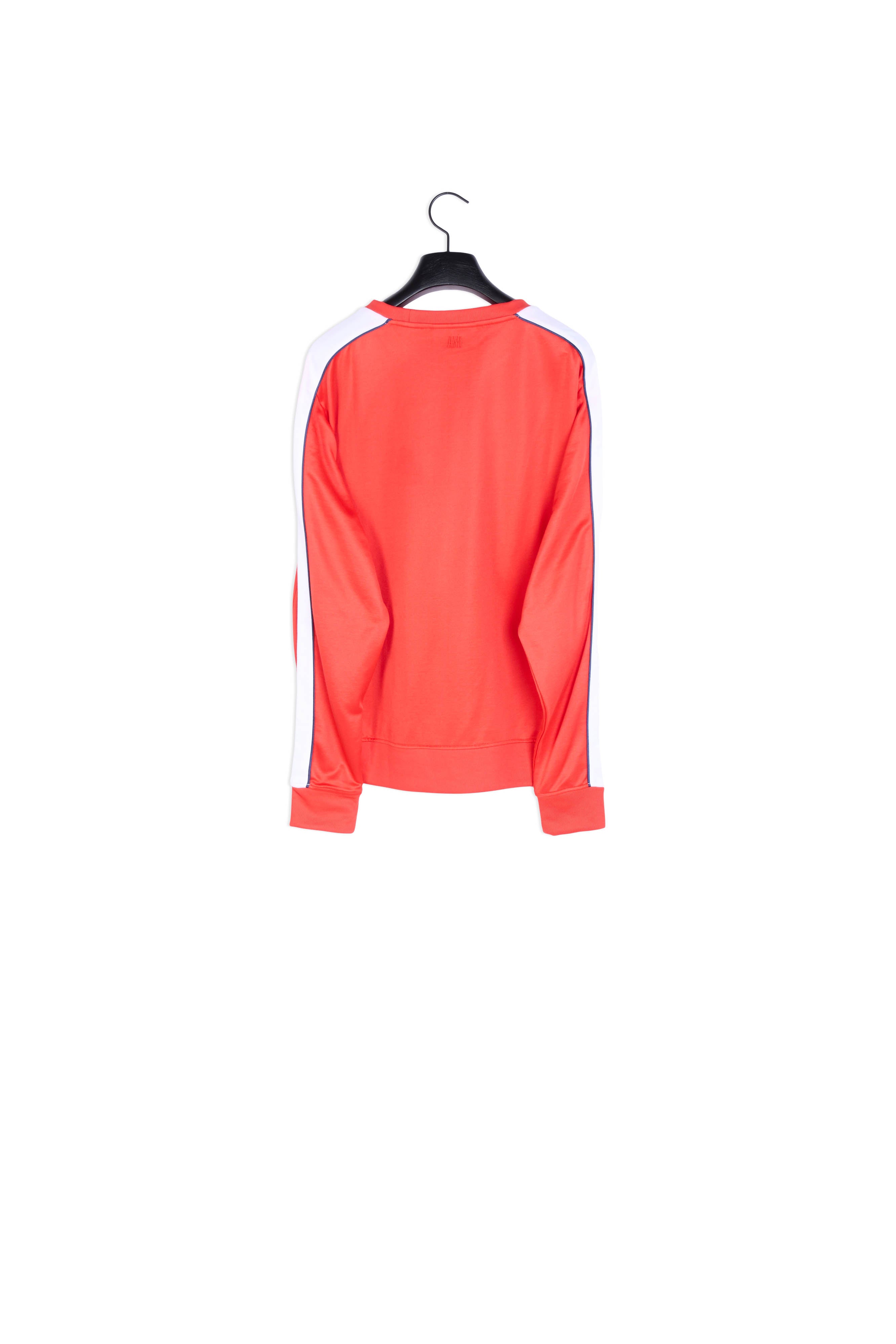 Sweatshirt Col Rond Bicolore Faume - seconde main