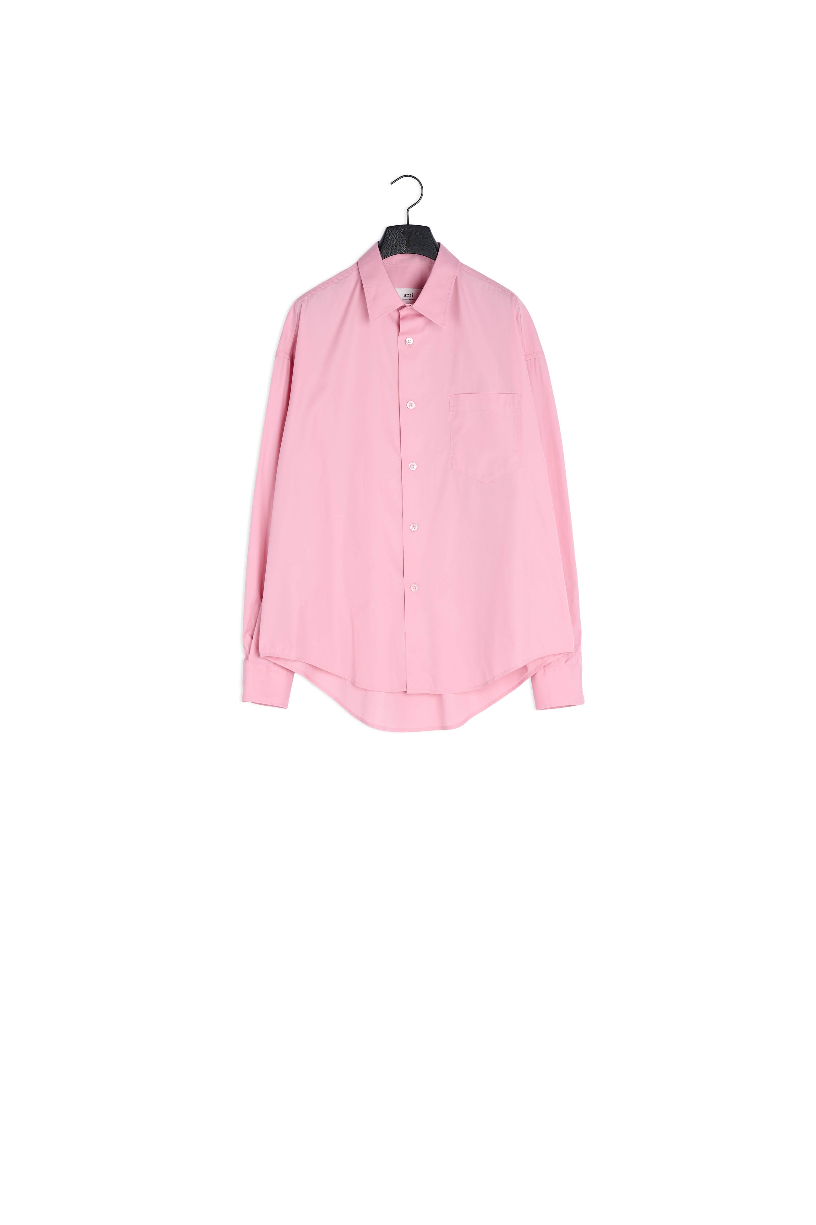 Chemise Avec Étiquette Ami En Satin Faume - seconde main