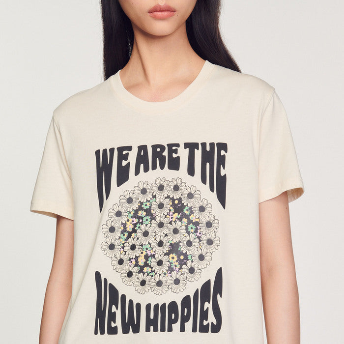 T-shirt We Are The New Hippies Faume - seconde main