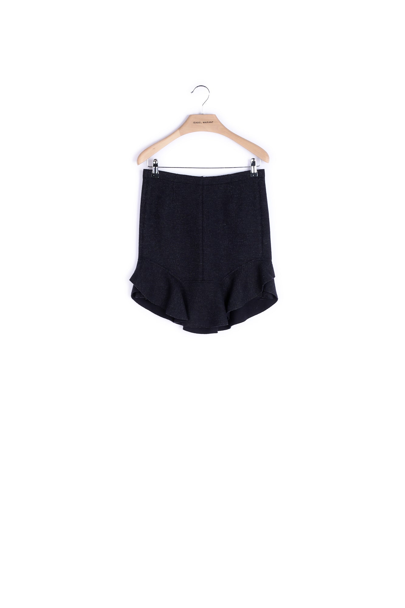 Jupe Laine Mélangée - 40 Faume - seconde main