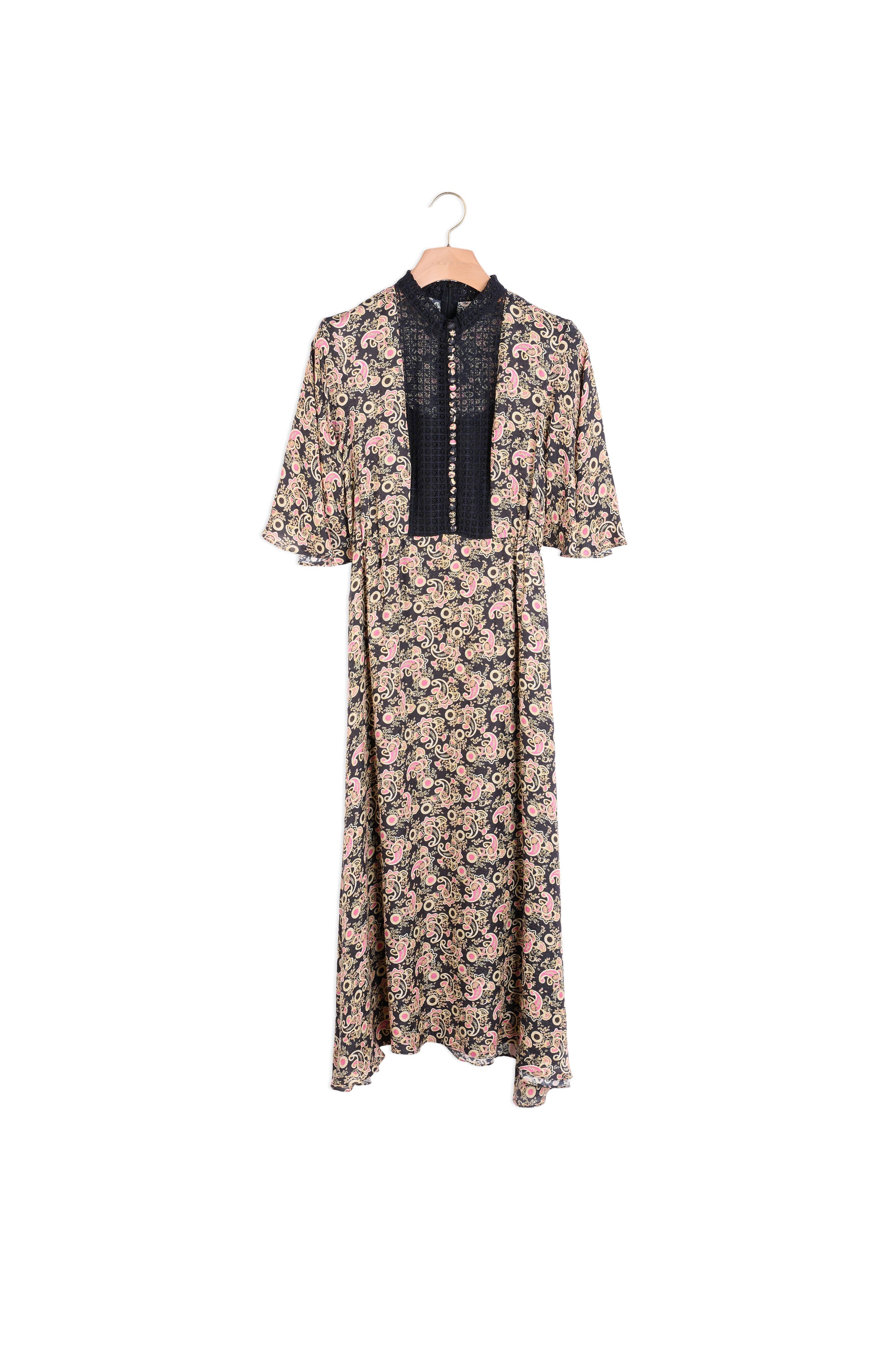 Robe midi en imprimé all over Faume - seconde main