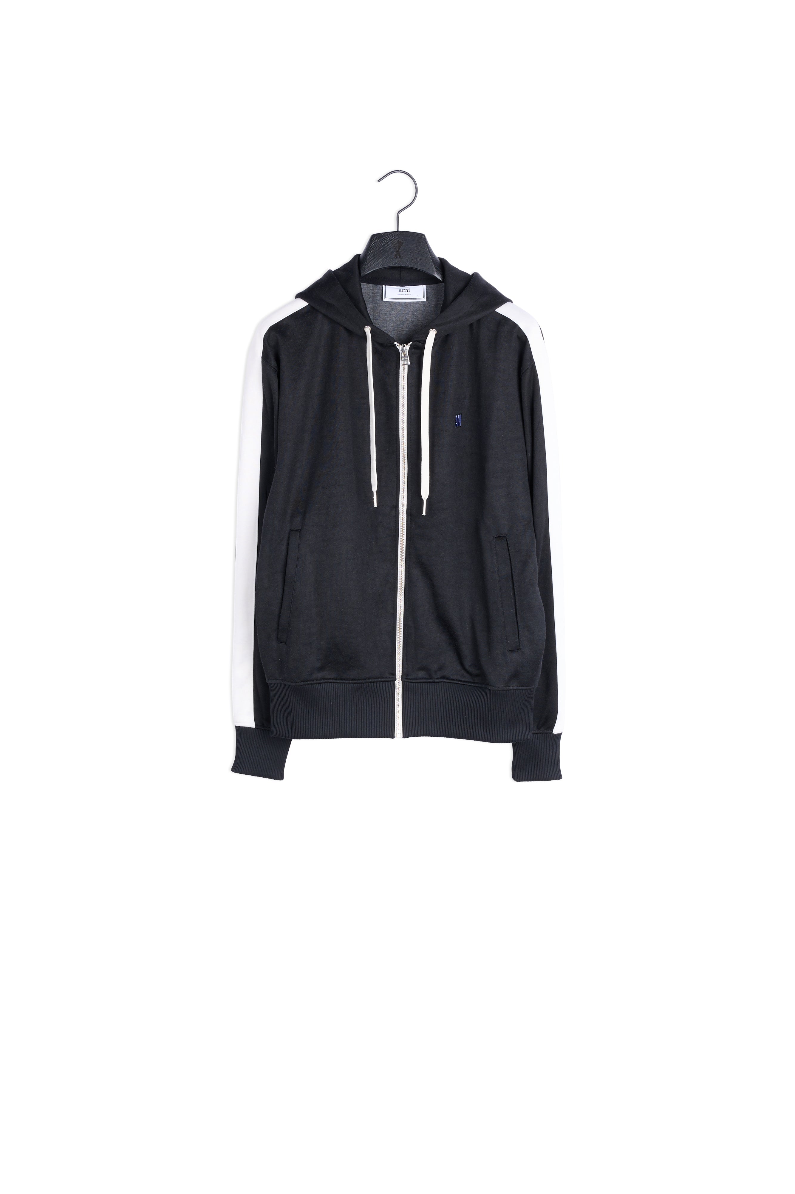 Hoodie Zippé Technique Avec Patch Ami Faume - seconde main