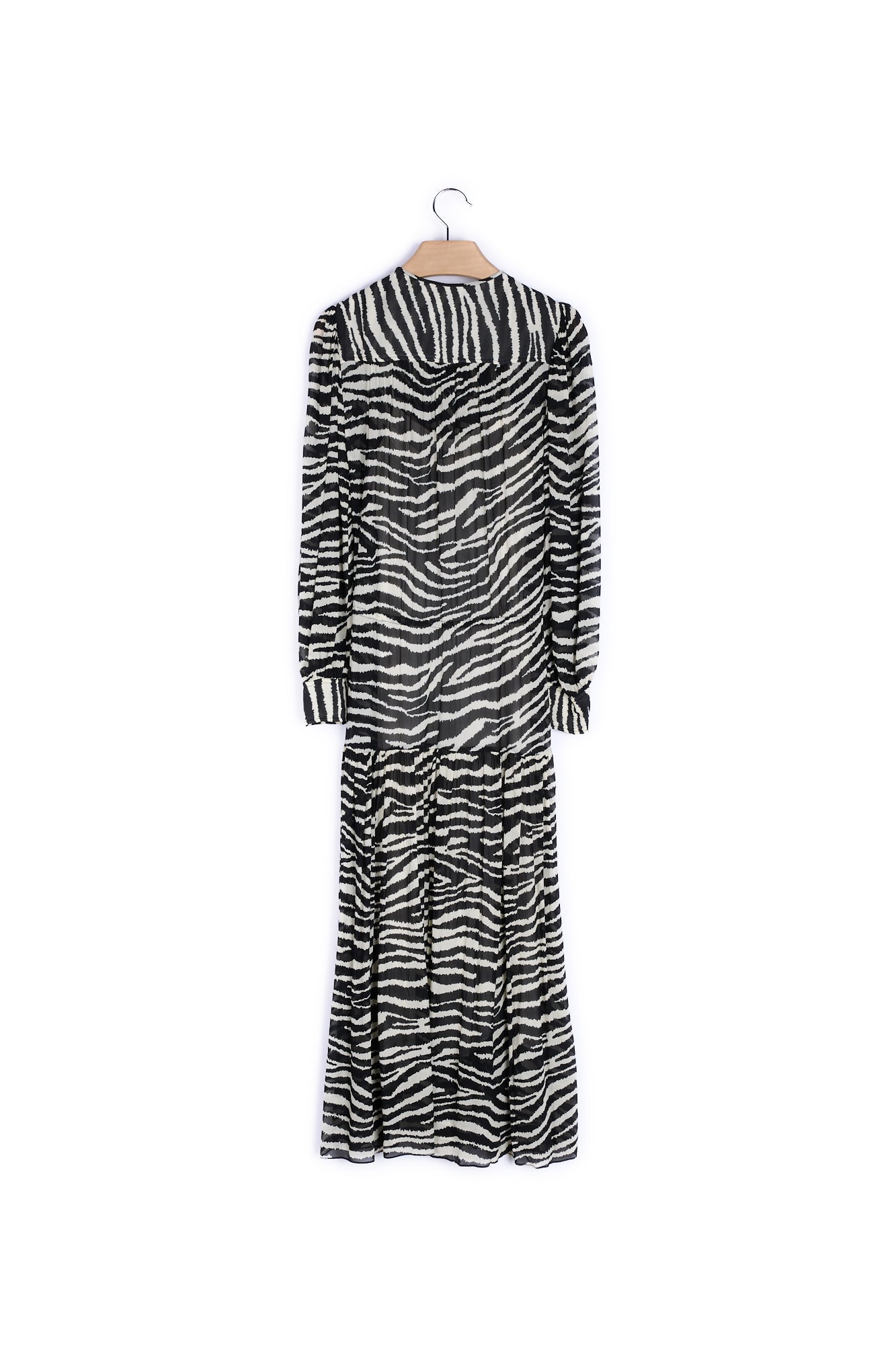 Robe Longue Imprimé Coton - 36 Faume - seconde main