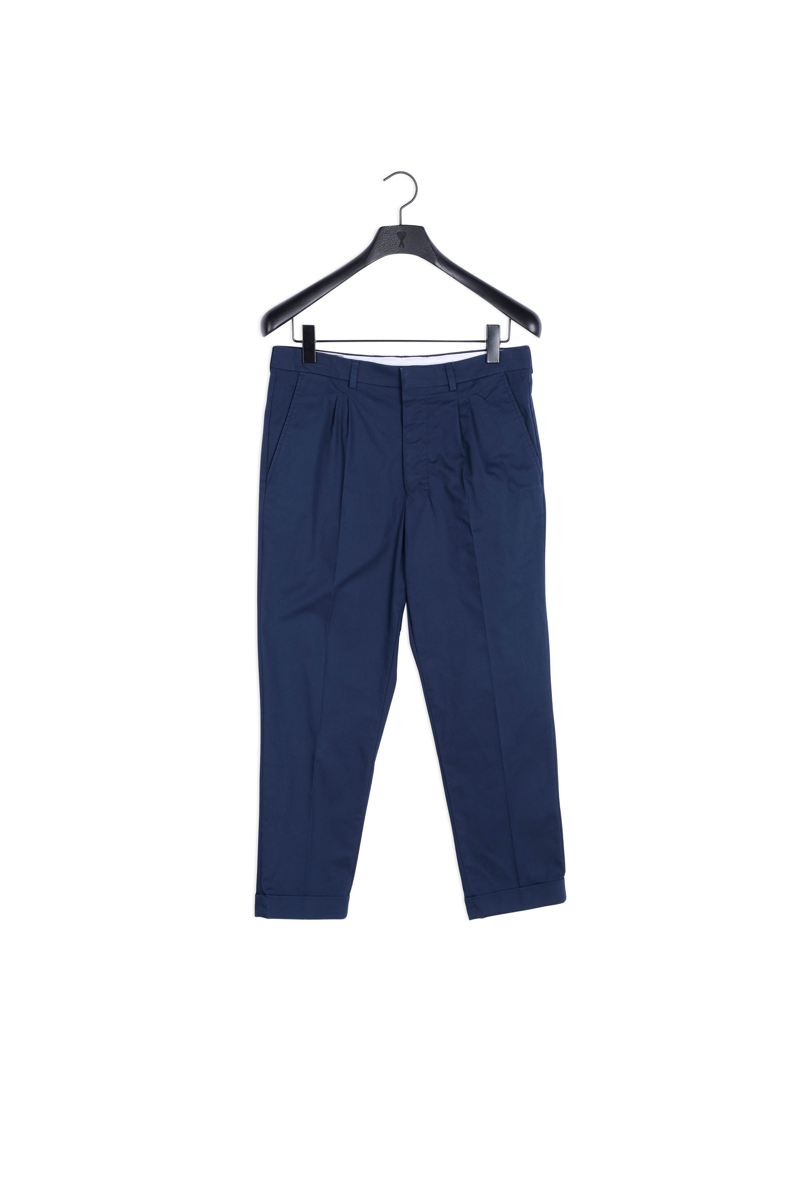Pantalon Carotte A Plis Faume - seconde main