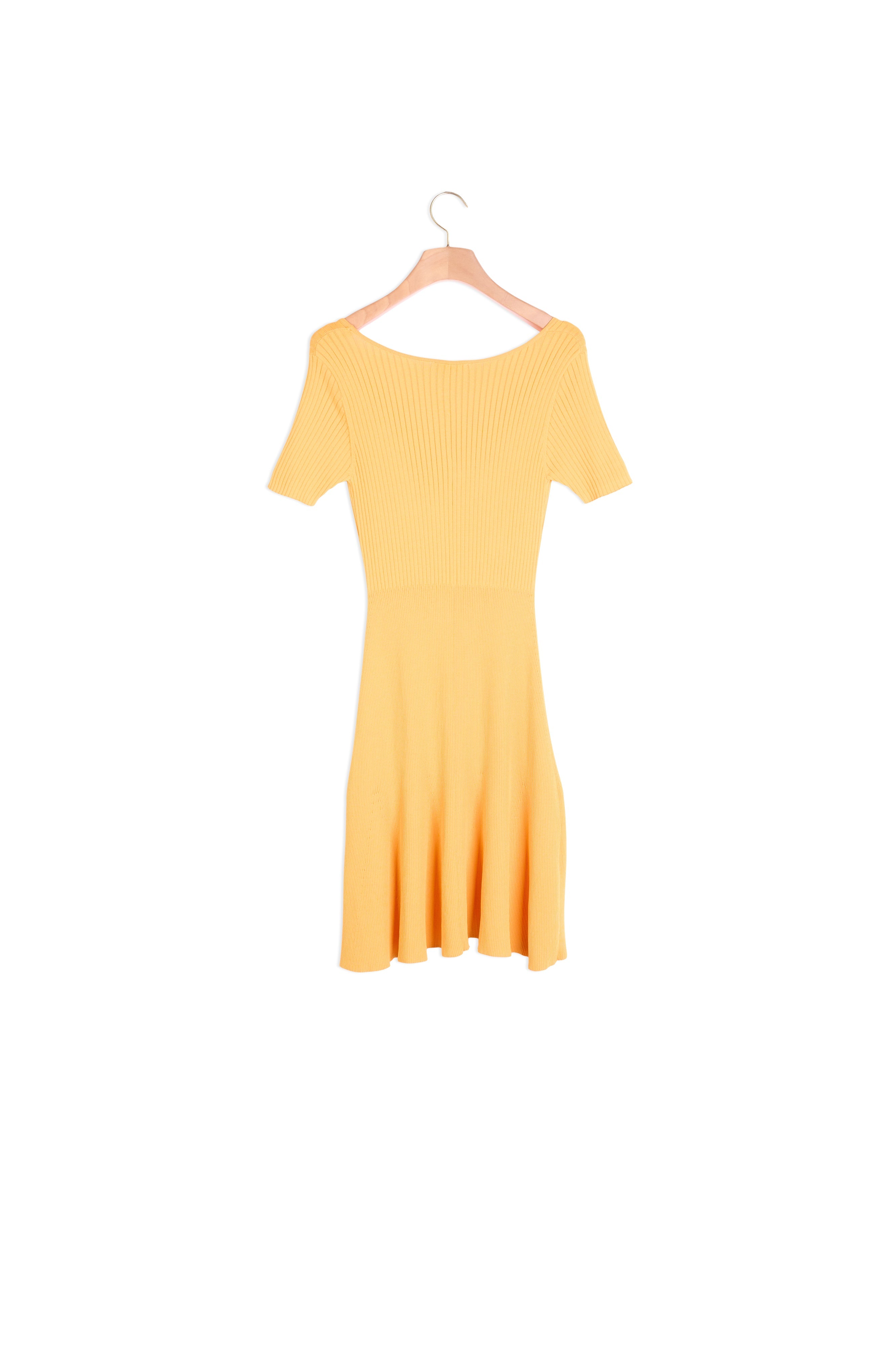 Robe courte en maille côtelée Faume - seconde main