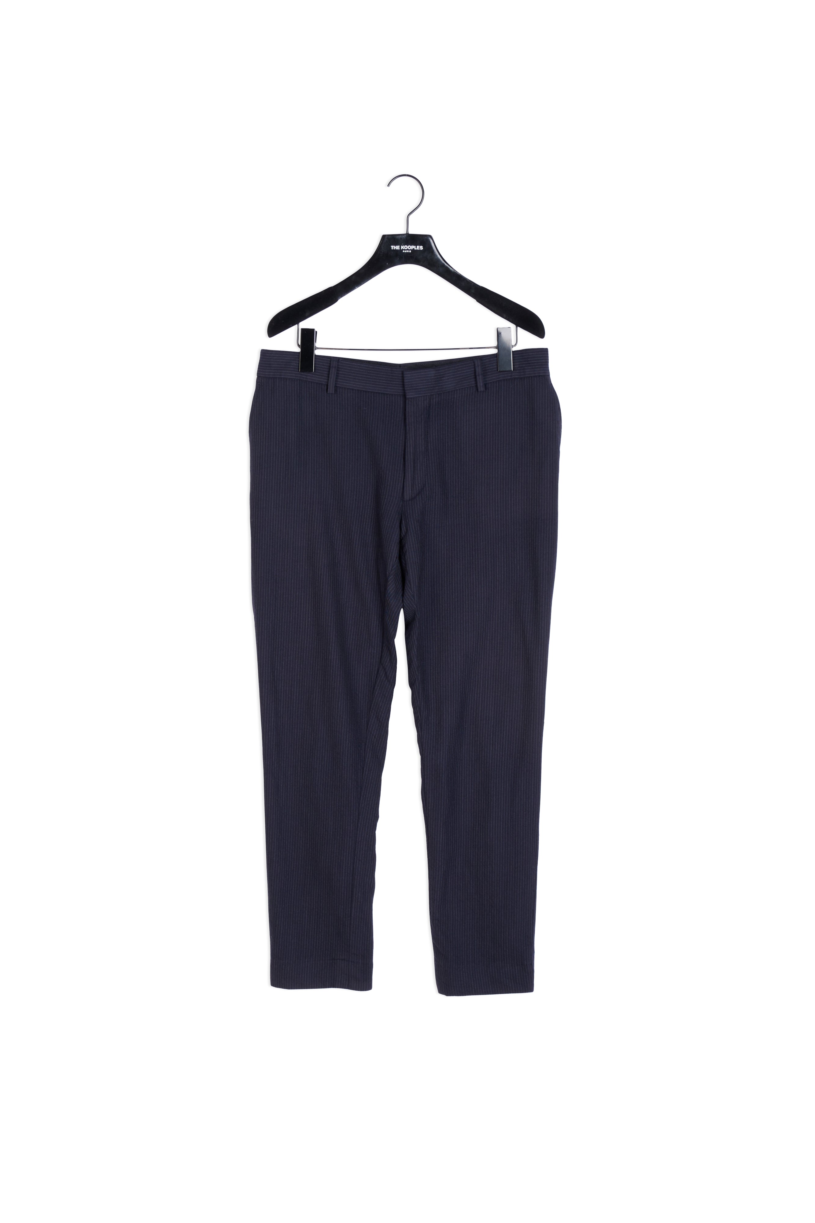 Pantalon tailleur bleu Faume - seconde main
