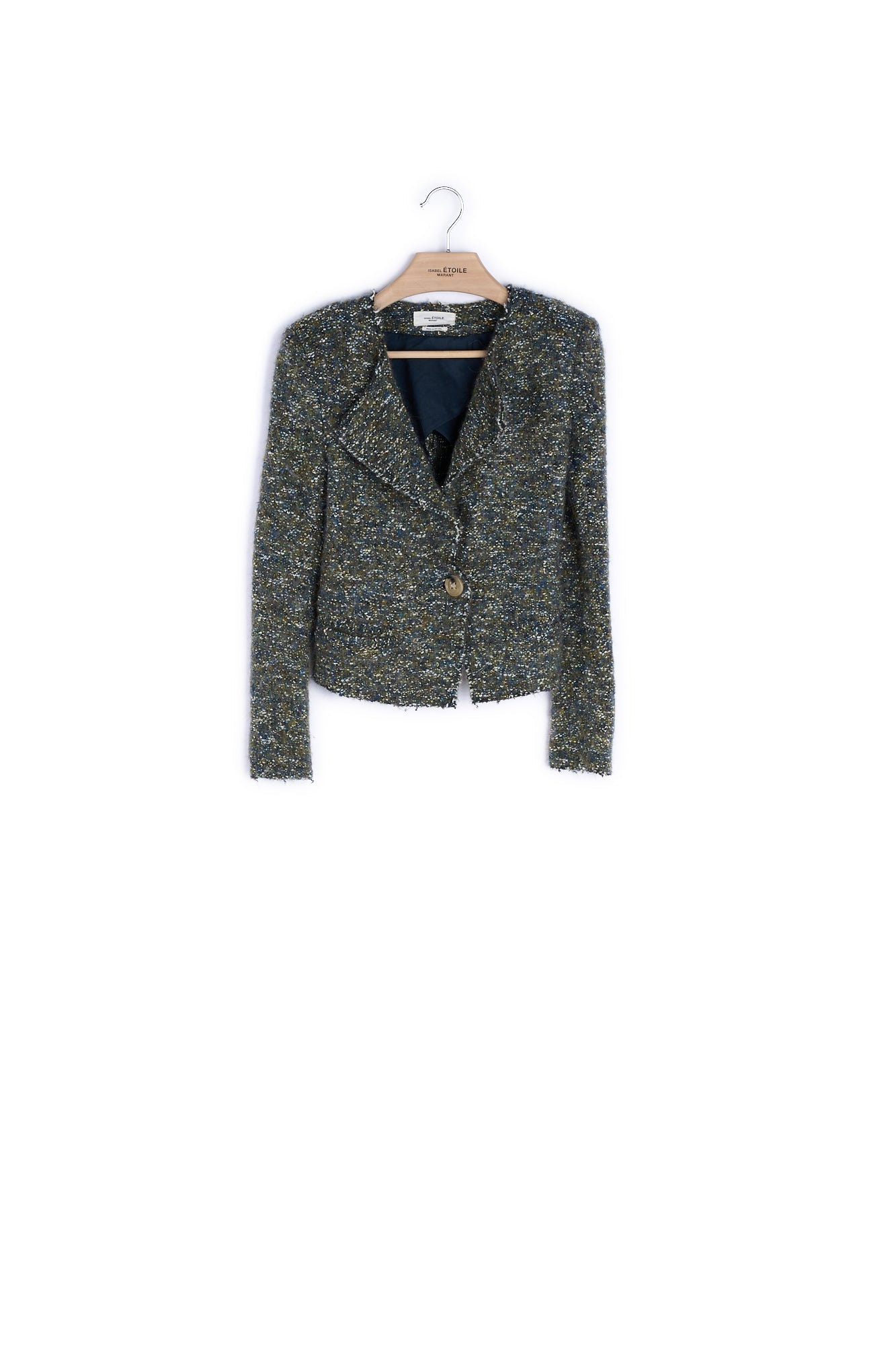 Veste tailleur boutonnée - 36 Faume - seconde main